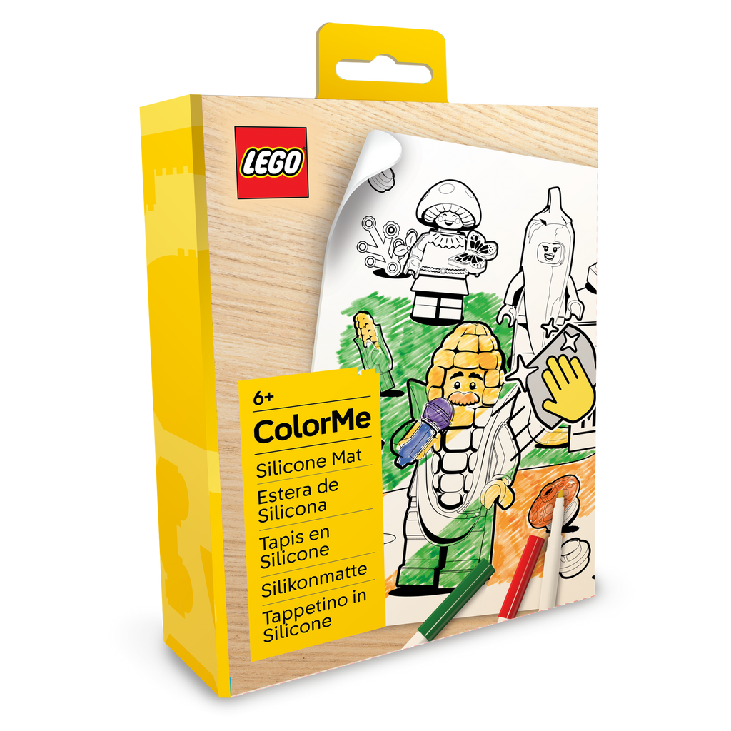 LEGO Minifigures Color Me Silicone Mat and Markers Farmer's Market