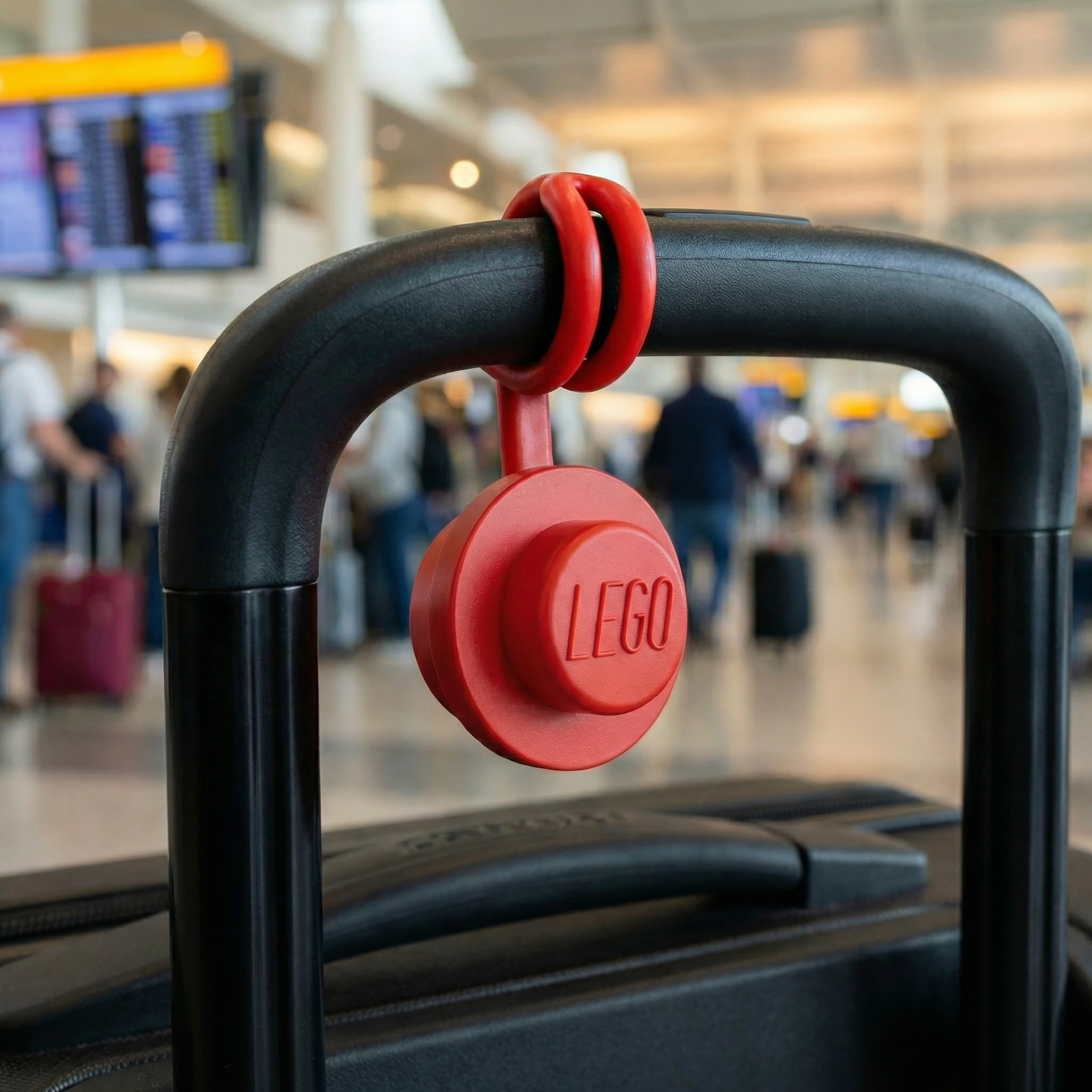 LEGO AirTag Holder 1x1 Round Red