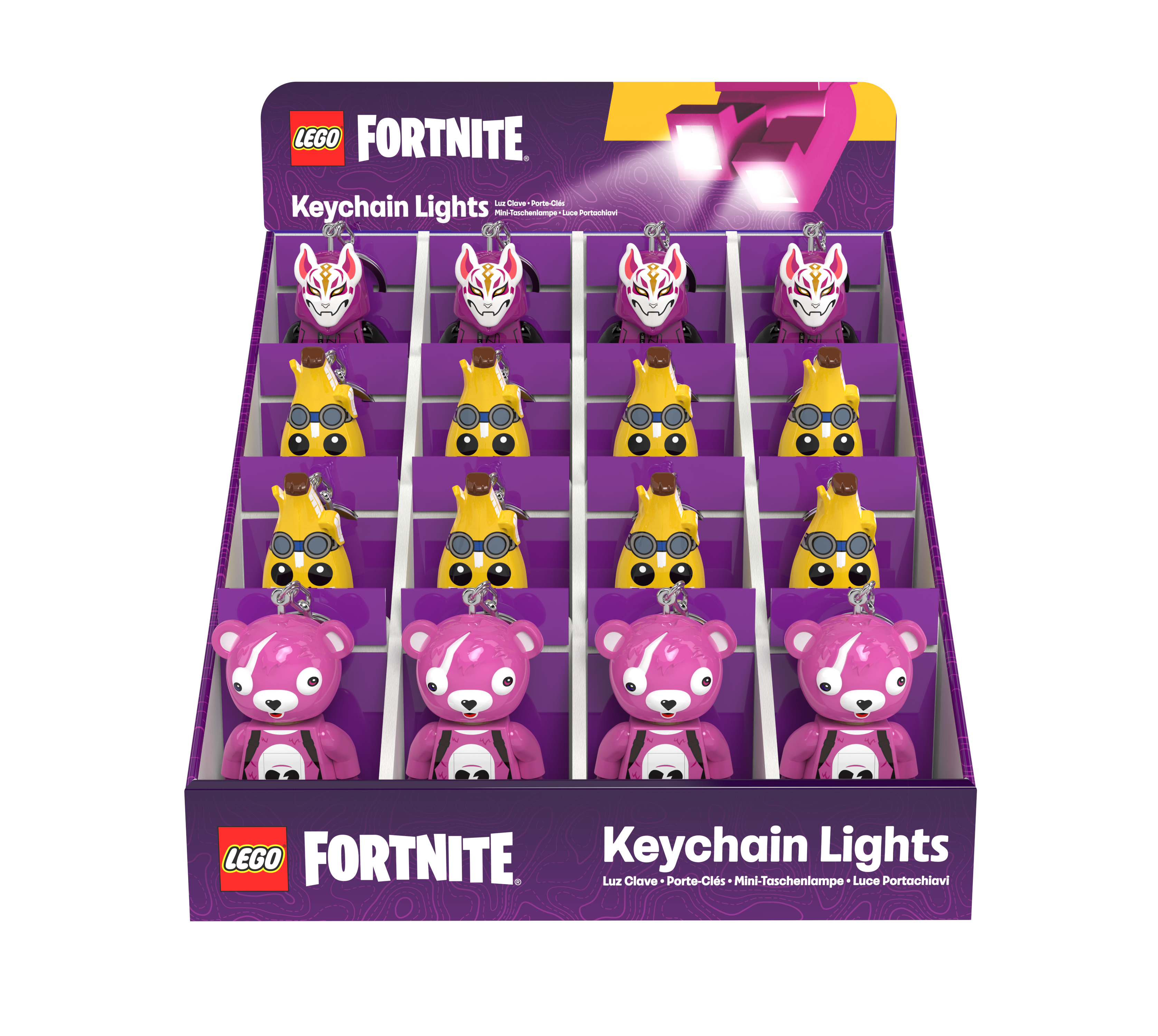 LEGO FORTNITE Keychain Light 16ct CDU