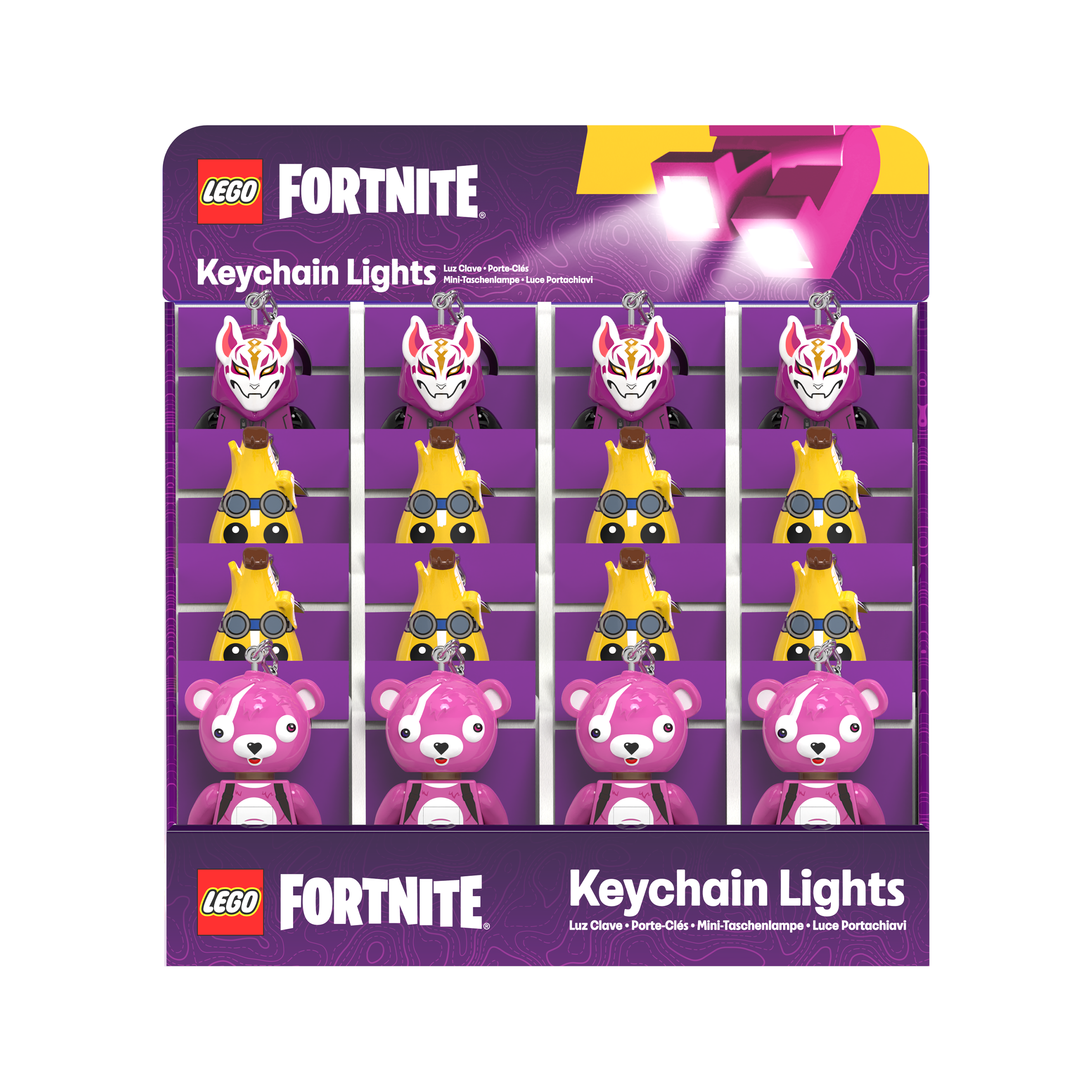 LEGO FORTNITE Keychain Light 16ct CDU