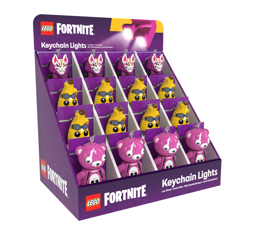 LEGO FORTNITE Keychain Light 16ct CDU