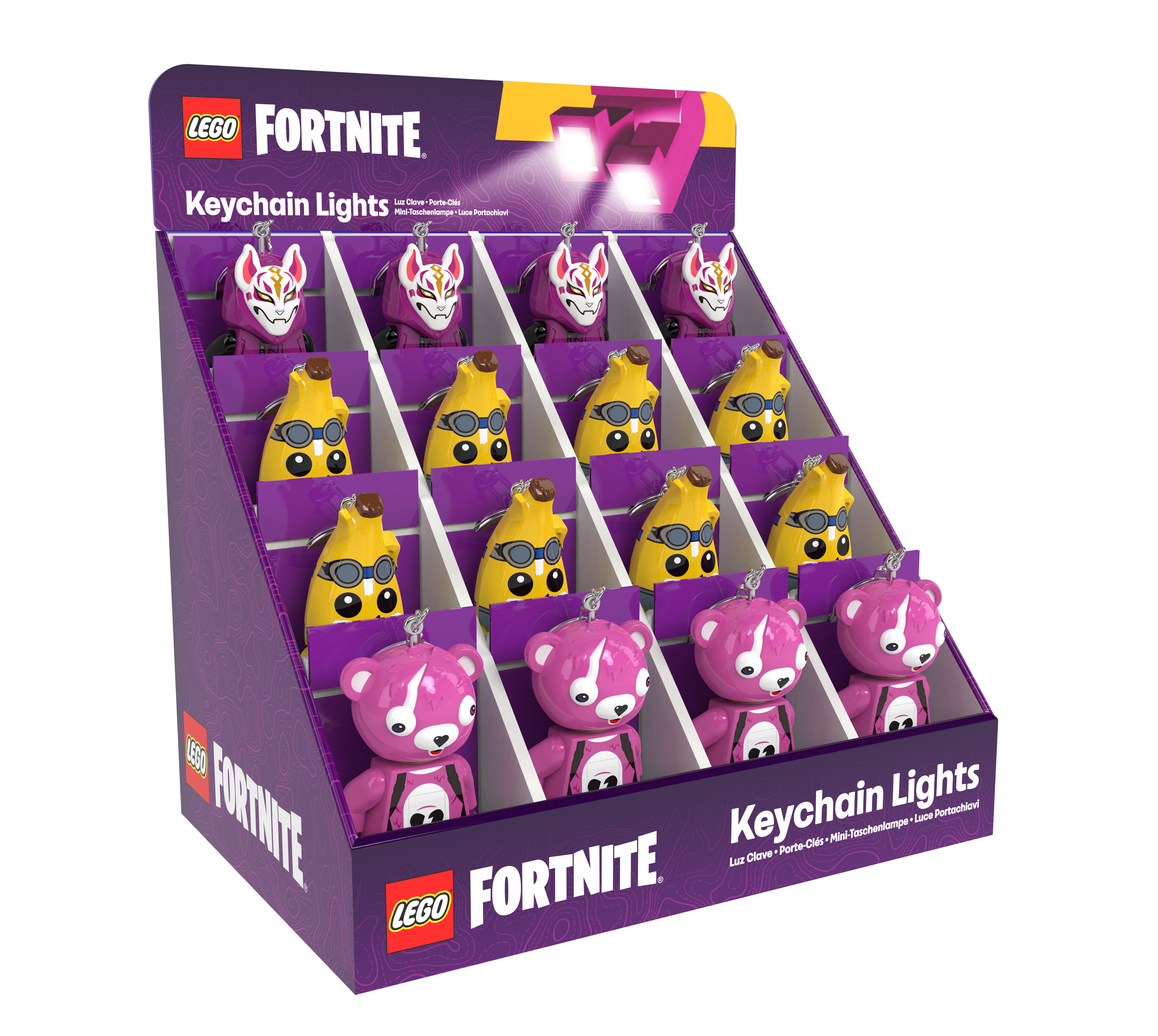 LEGO FORTNITE Keychain Light 16ct CDU