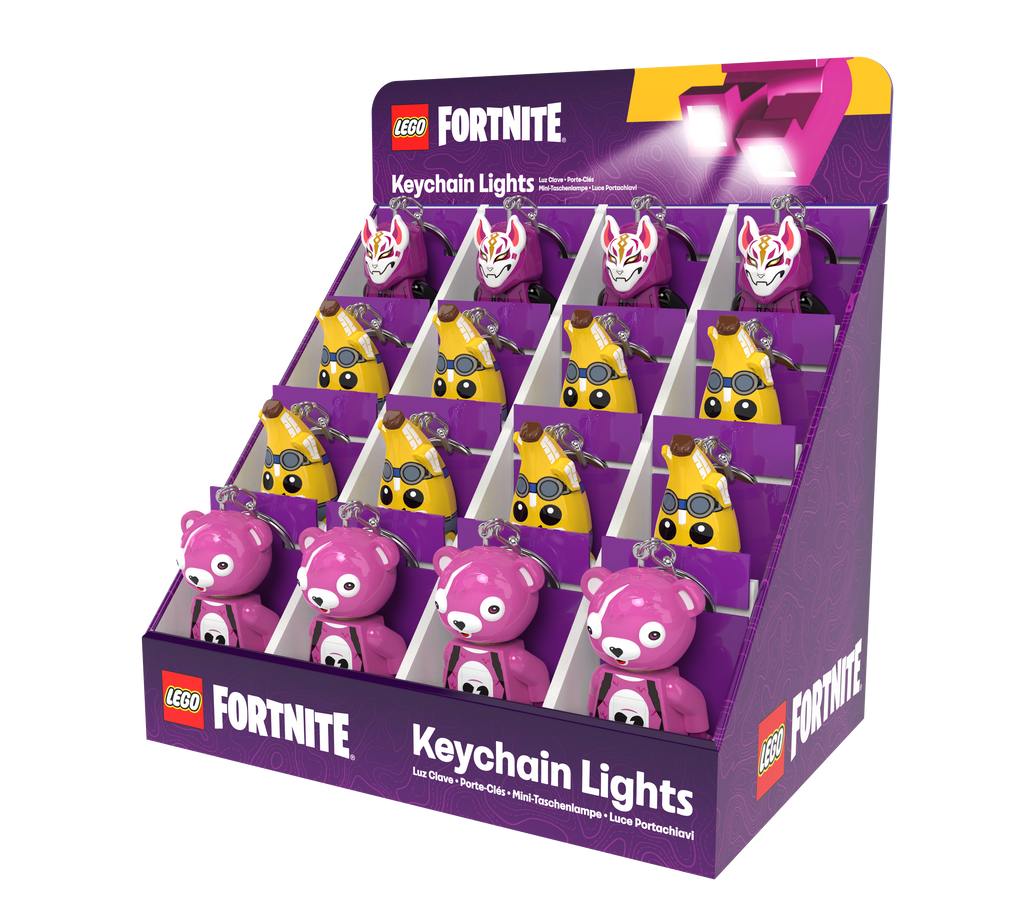LEGO FORTNITE Keychain Light 16ct CDU