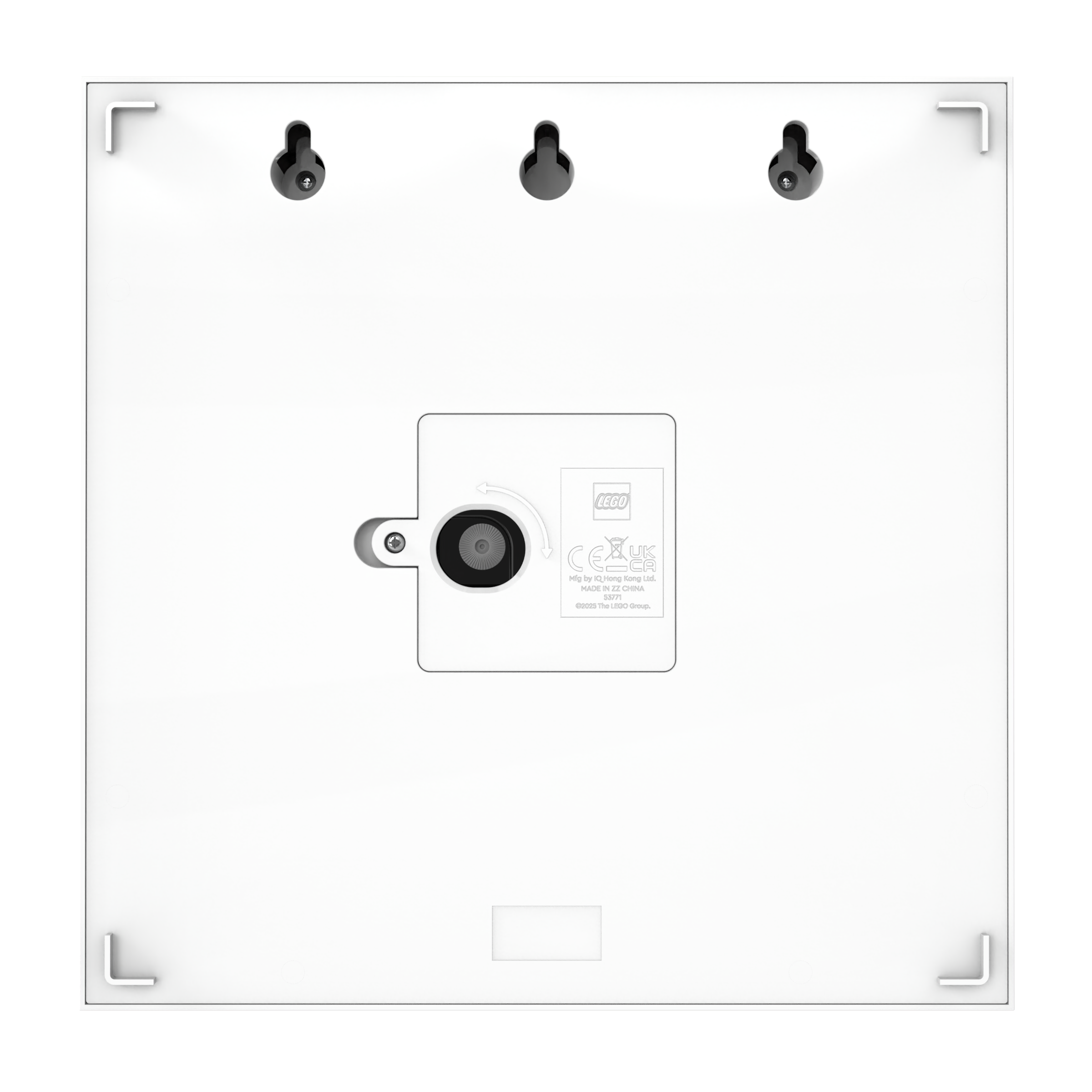 LEGO Time by IQHK MOC Wall Clock 6x24 White