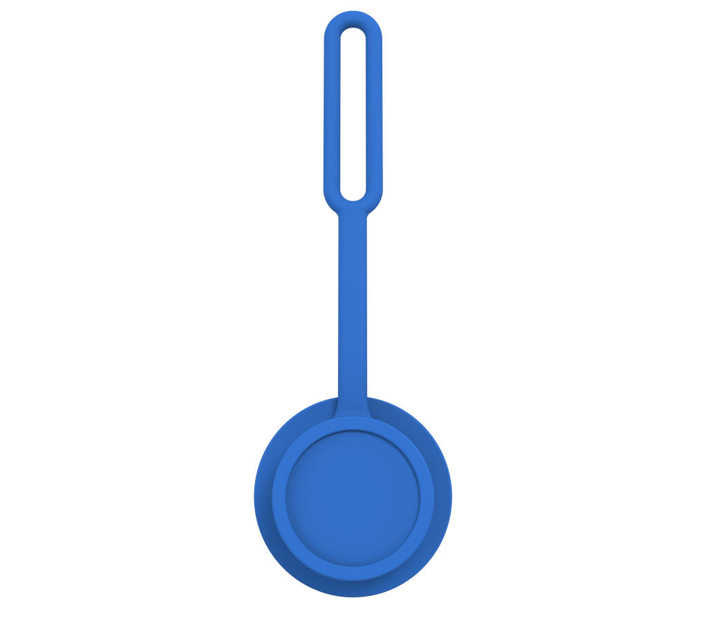 LEGO AirTag Holder 1x1 Round Blue