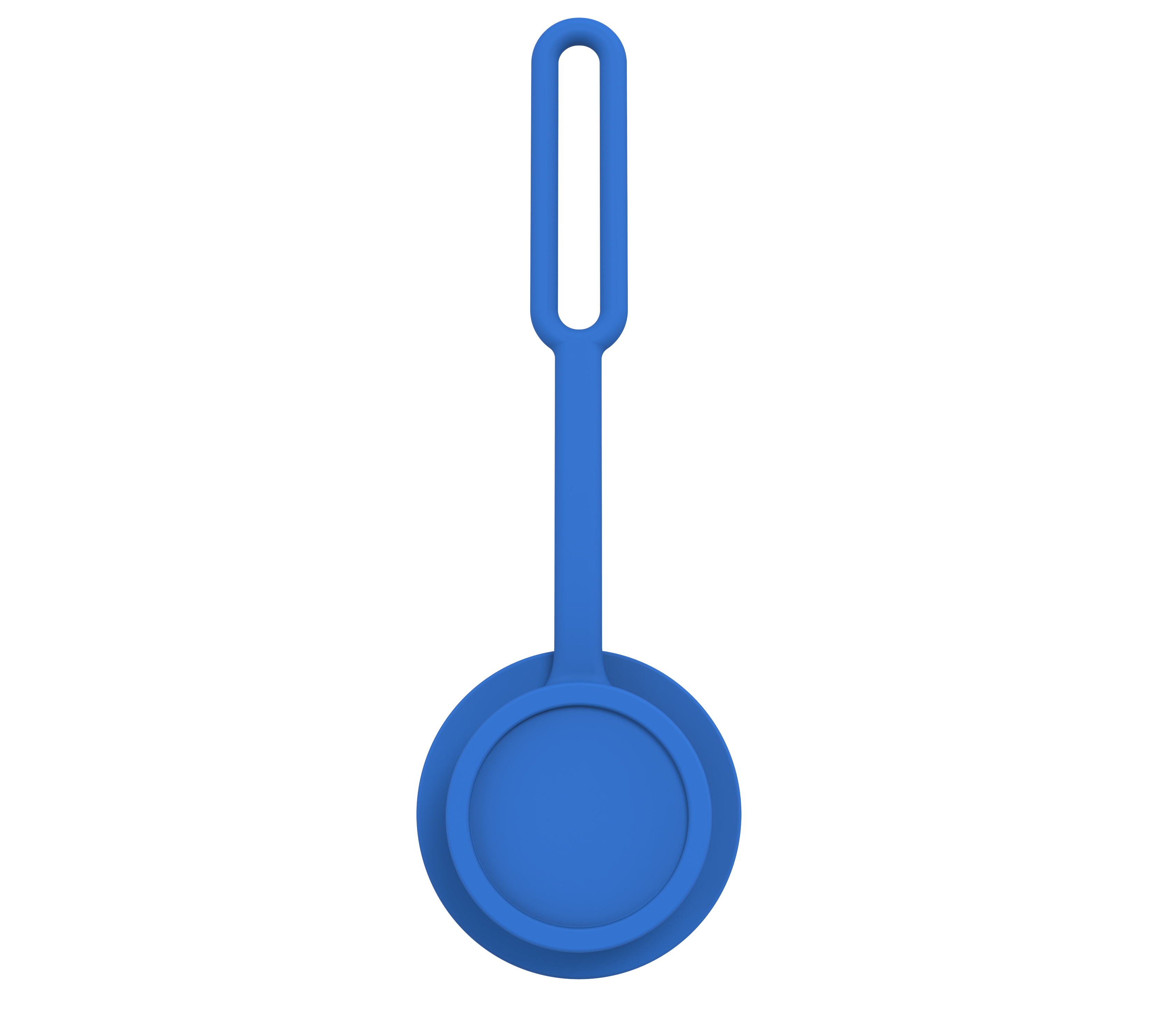 LEGO AirTag Holder 1x1 Round Blue