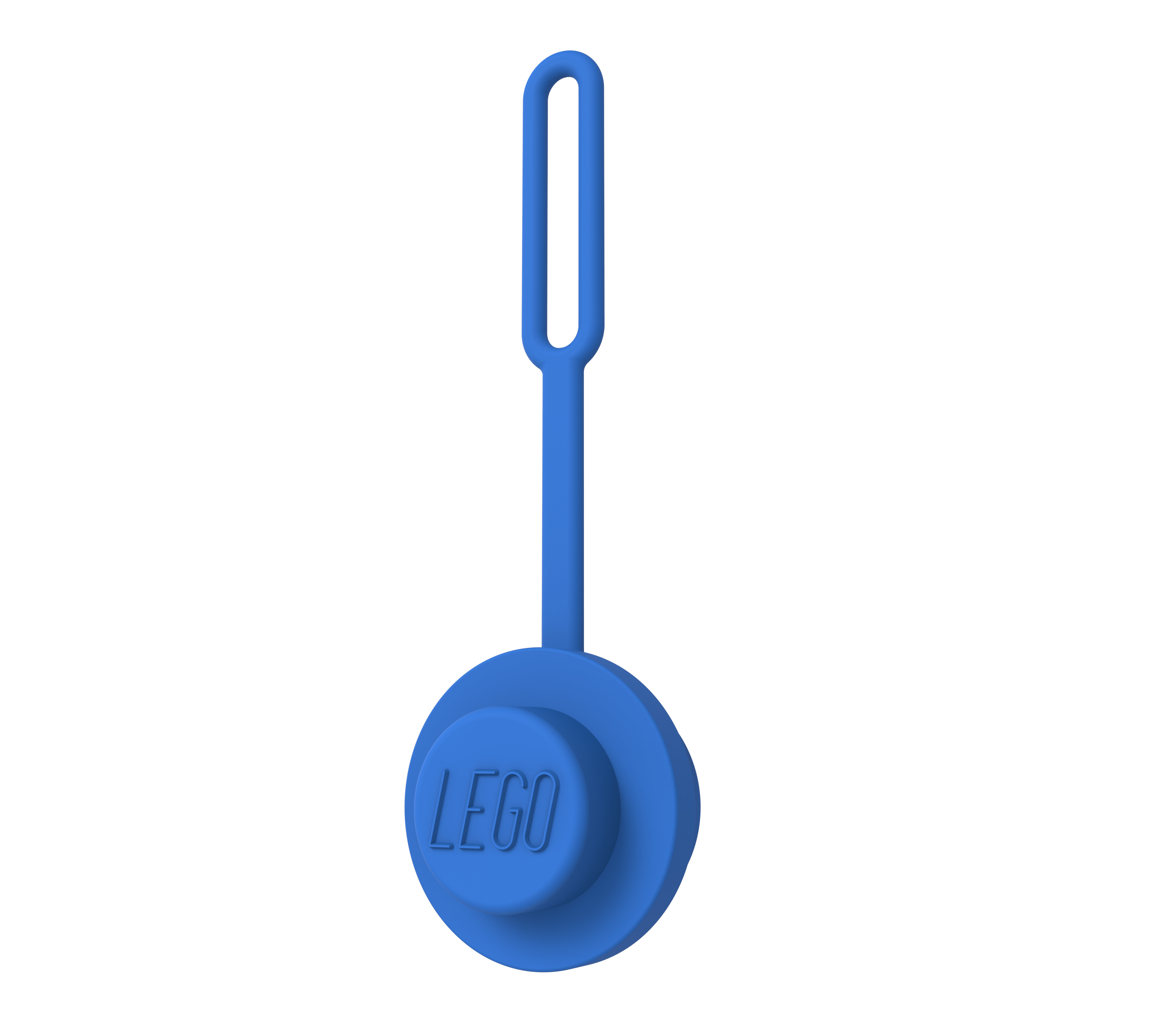 LEGO AirTag Holder 1x1 Round Blue