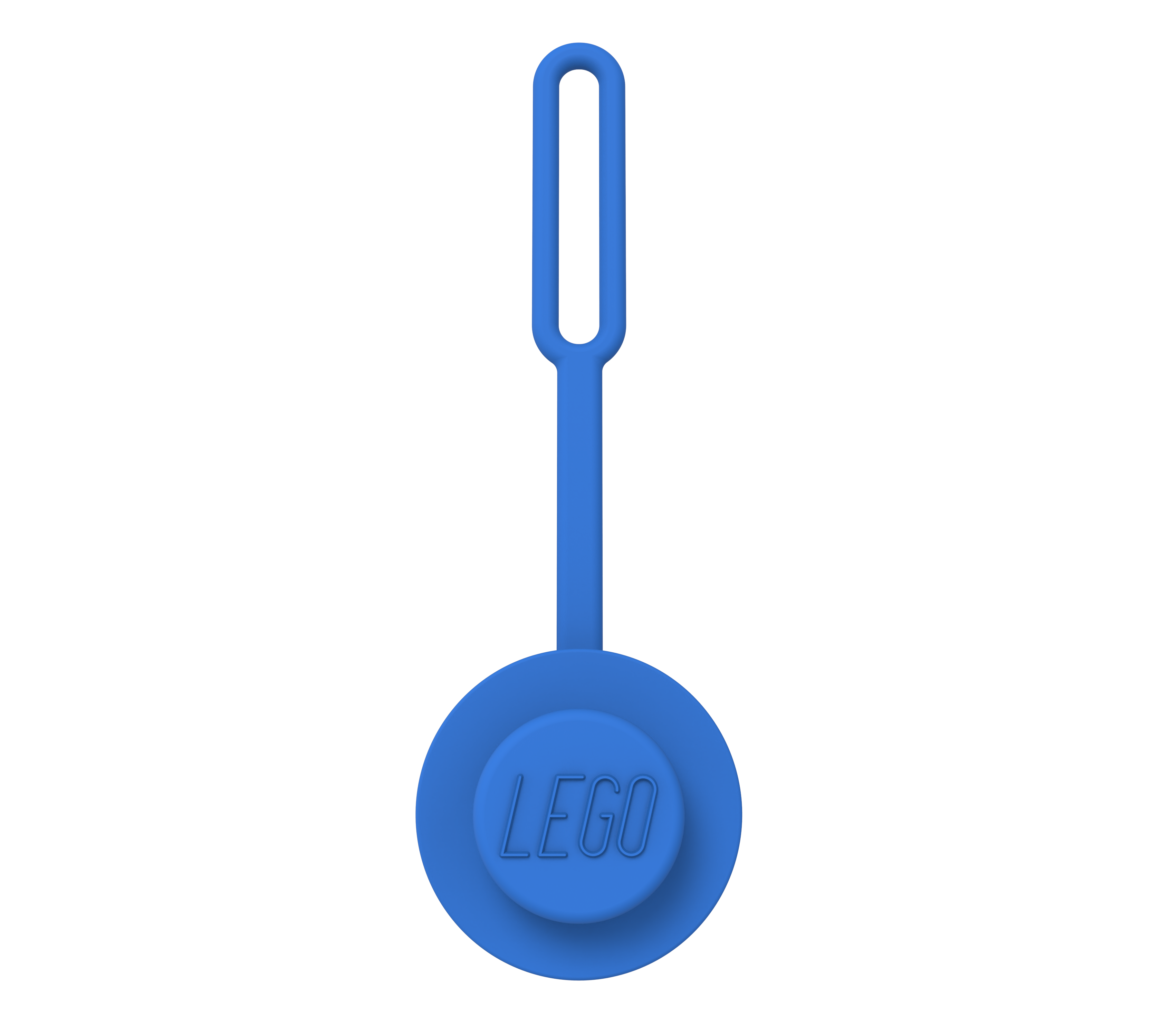 LEGO AirTag Holder 1x1 Round Blue