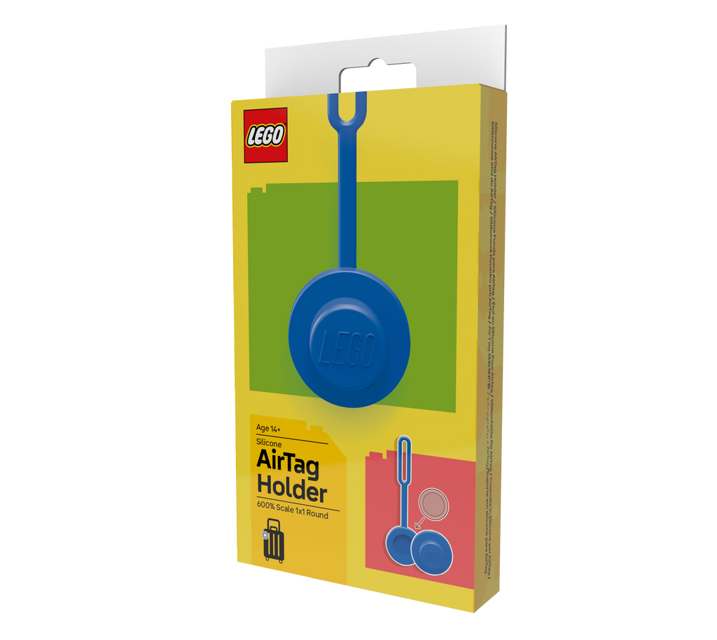 LEGO AirTag Holder 1x1 Round Blue