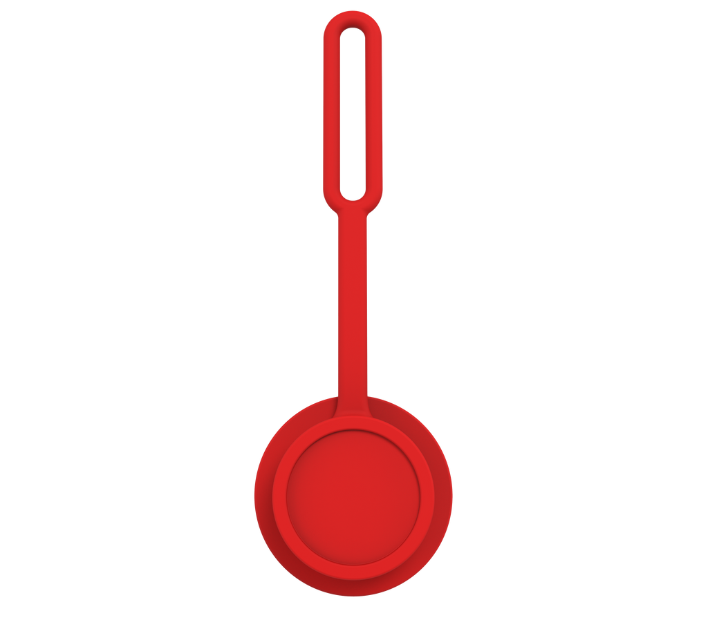 LEGO AirTag Holder 1x1 Round Red