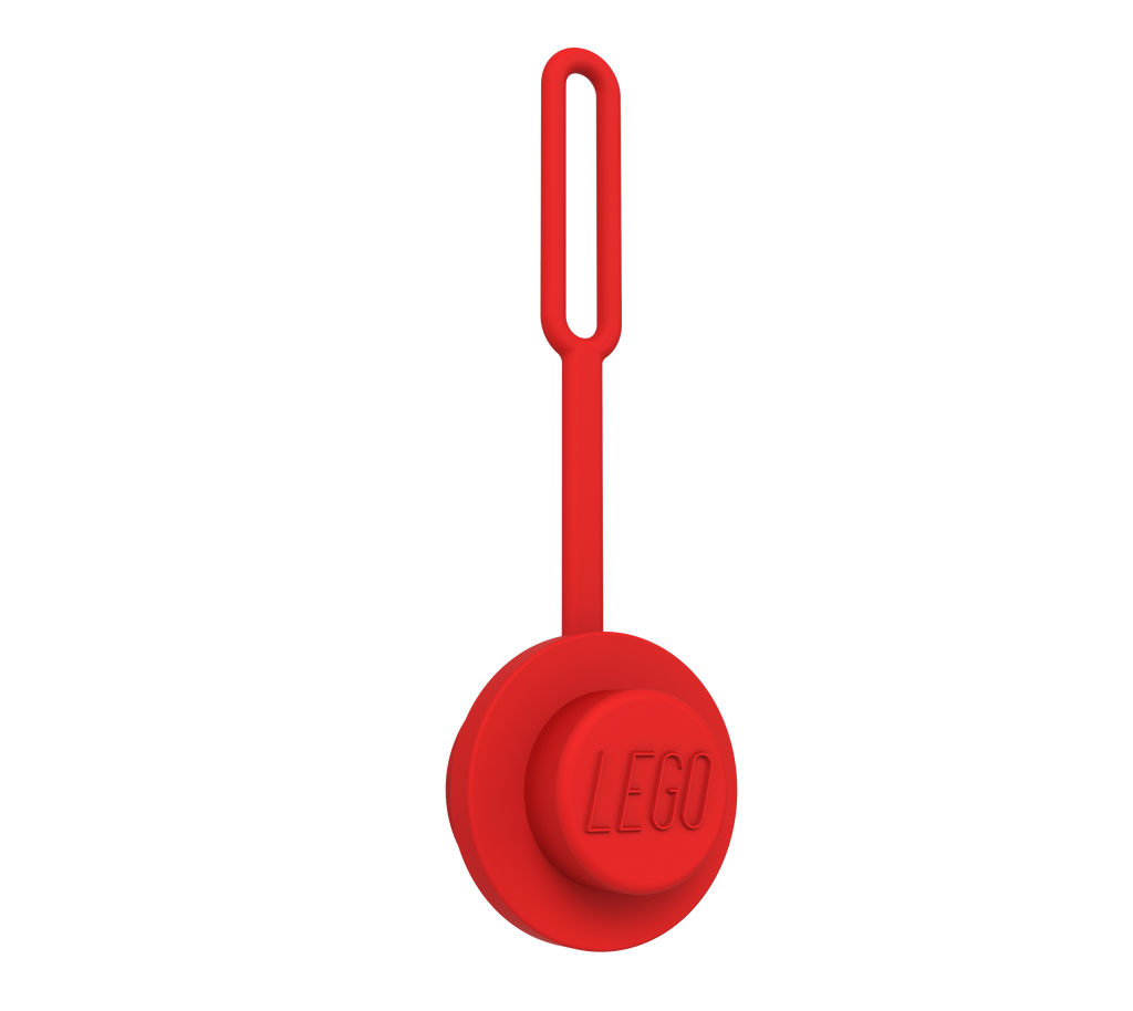 LEGO AirTag Holder 1x1 Round Red