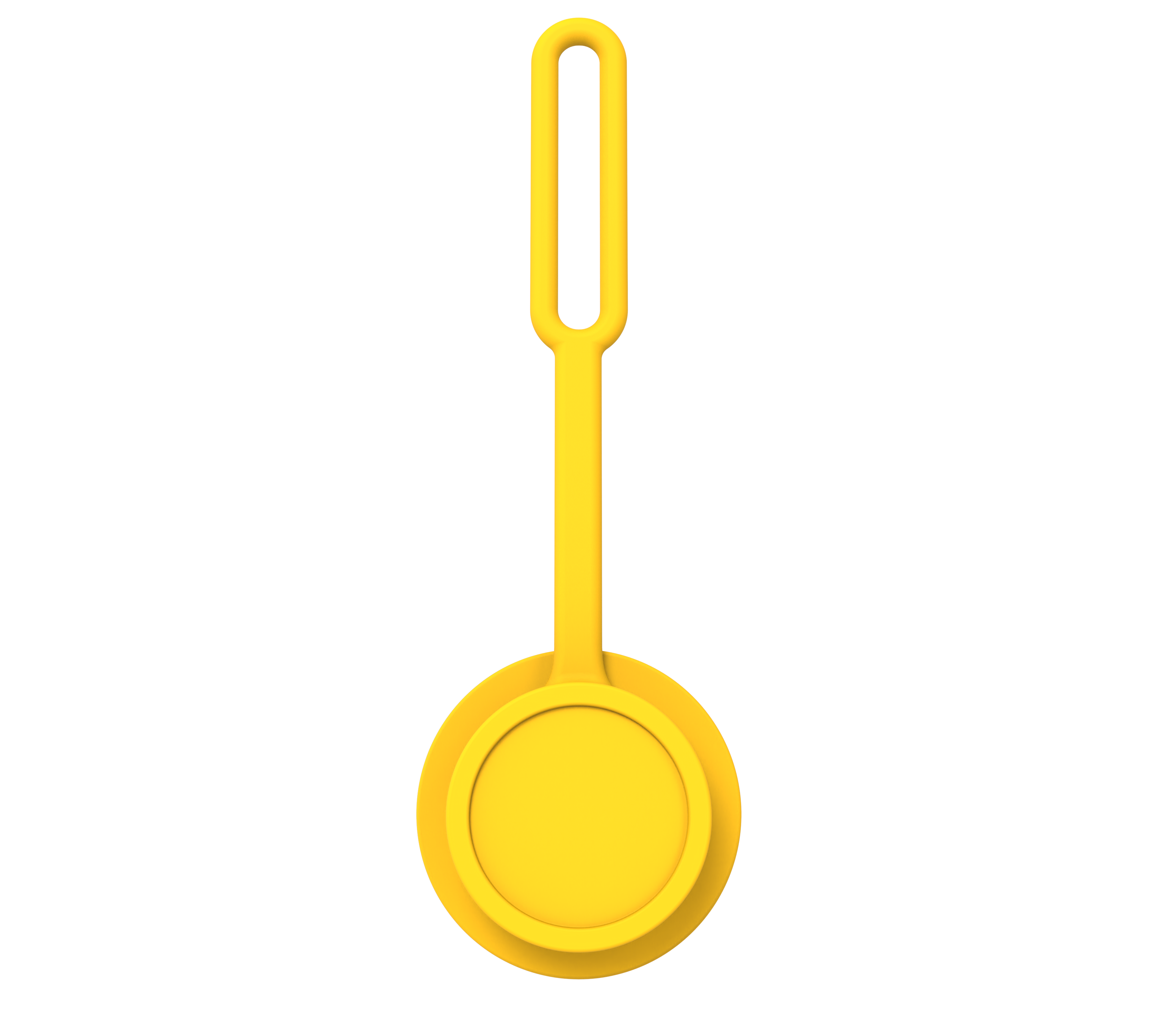 LEGO AirTag Holder 1x1 Round Yellow