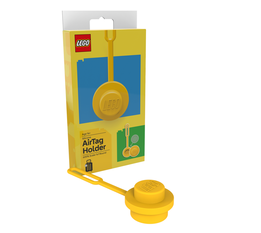 LEGO AirTag Holder 1x1 Round Yellow