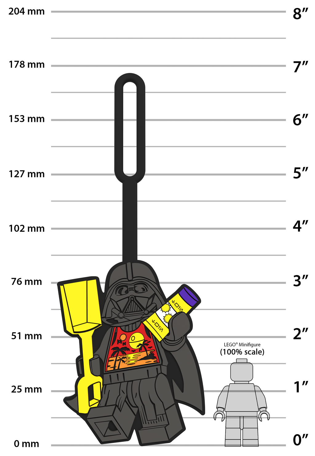 LEGO® Star Wars™ Bag Tag Darth Vader™ Vacation