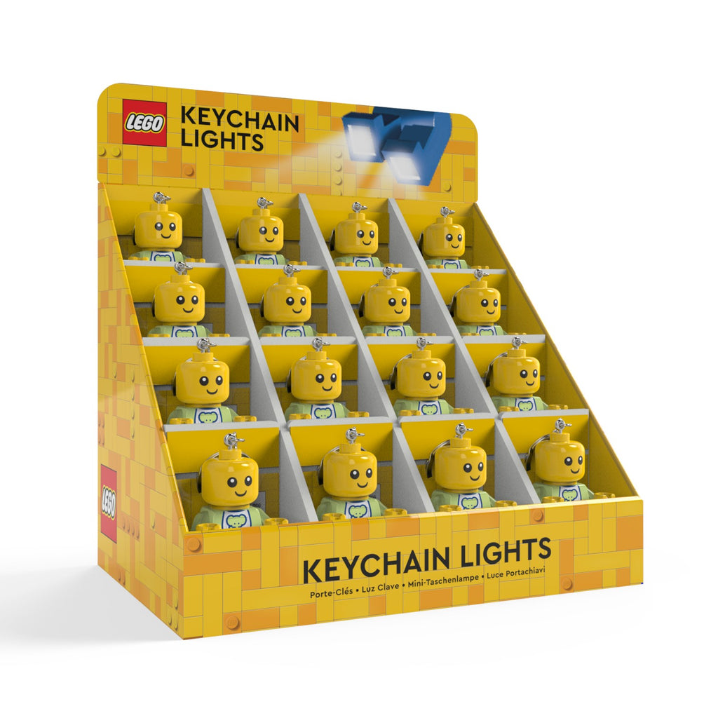 LEGO® Minifigures™ Keychain Light CDU – 16 Piece Baby Assortment