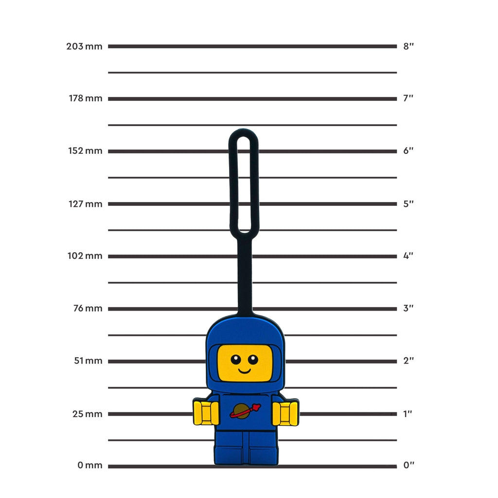 LEGO Blue Space Baby Bag Tag