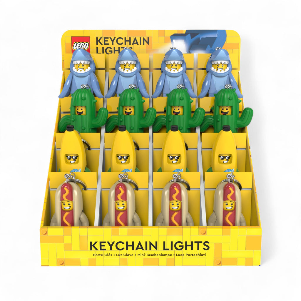 LEGO® Minifigures™ Keychain Light CDU – 16 Piece Mixed Assortment