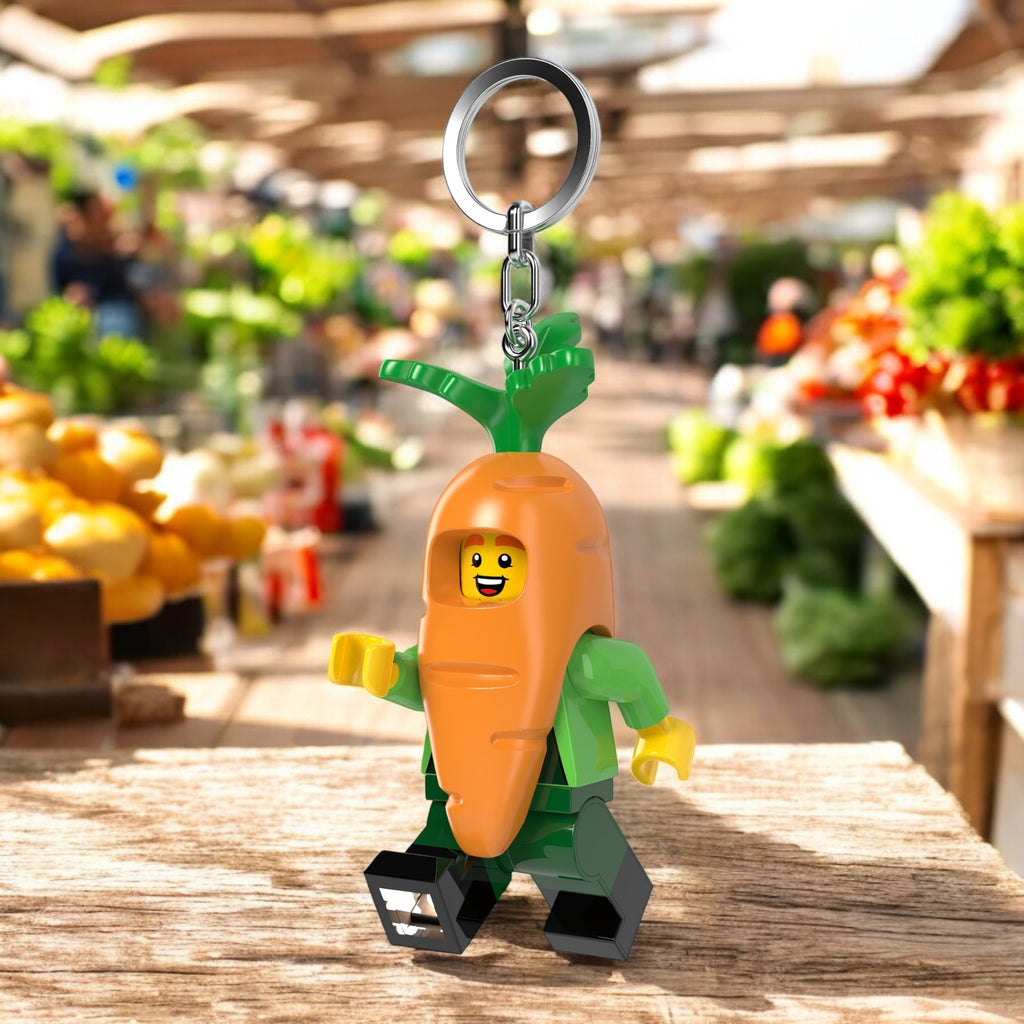 LEGO Minifigures Keychain Light Carrot Mascot