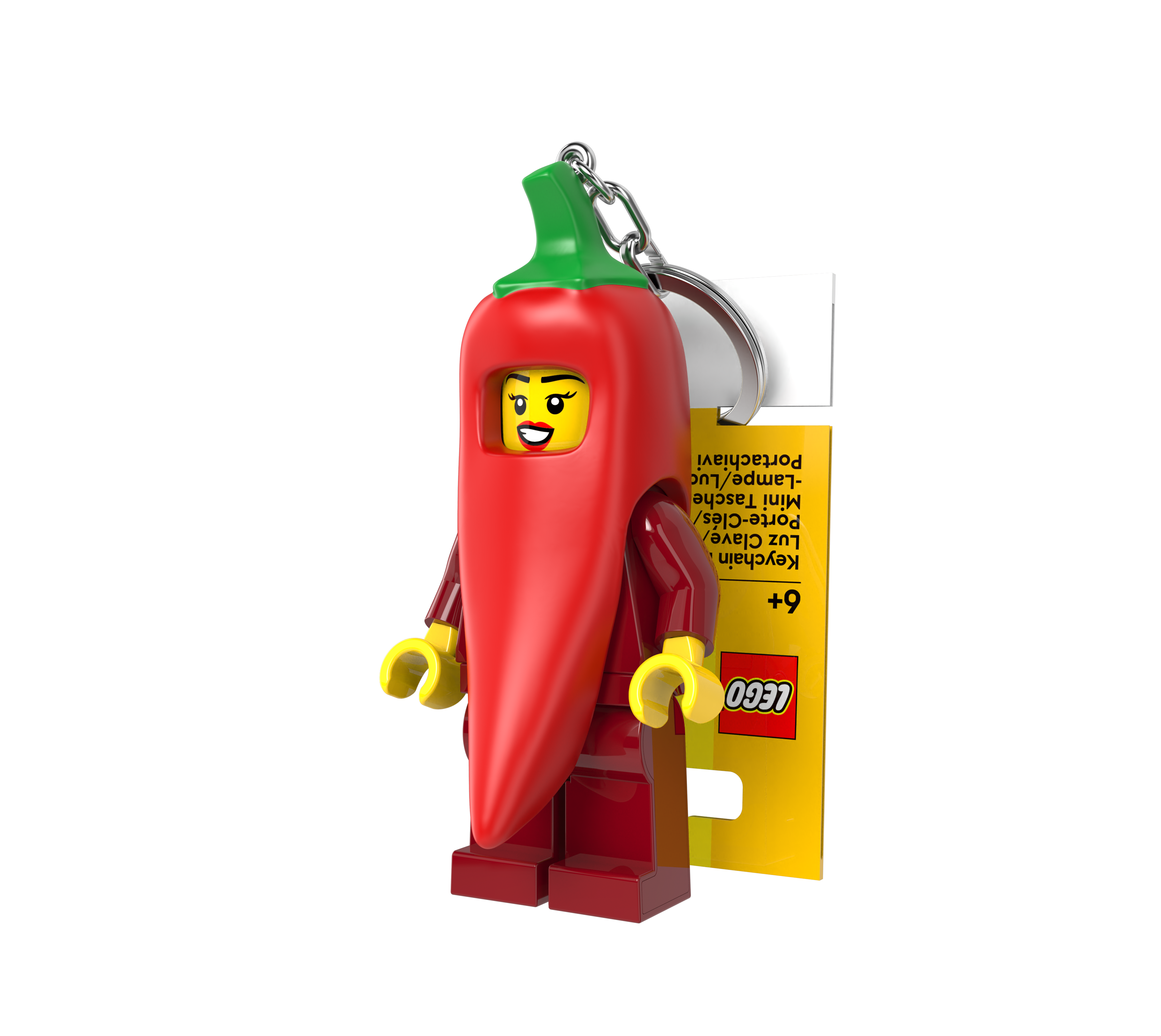 LEGO Minifigures Keychain Light Chili Costume
