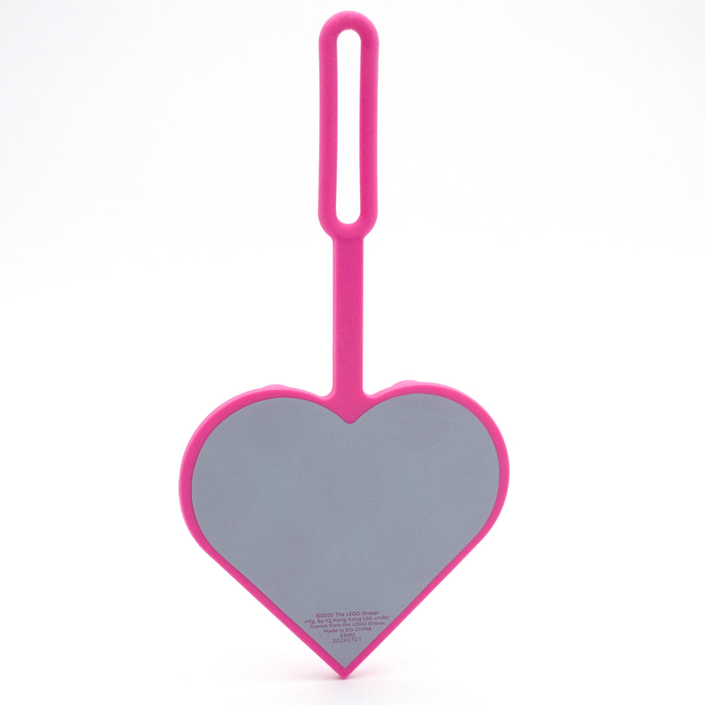 LEGO 2x2 Heart Pink Bag Tag