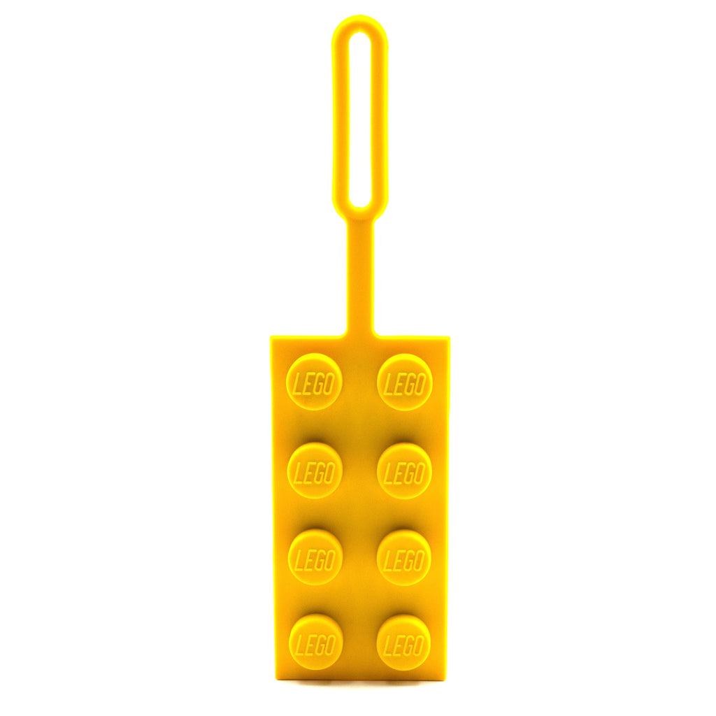 LEGO 2x4 Yellow Bag Tag
