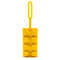 LEGO 2x4 Yellow Bag Tag