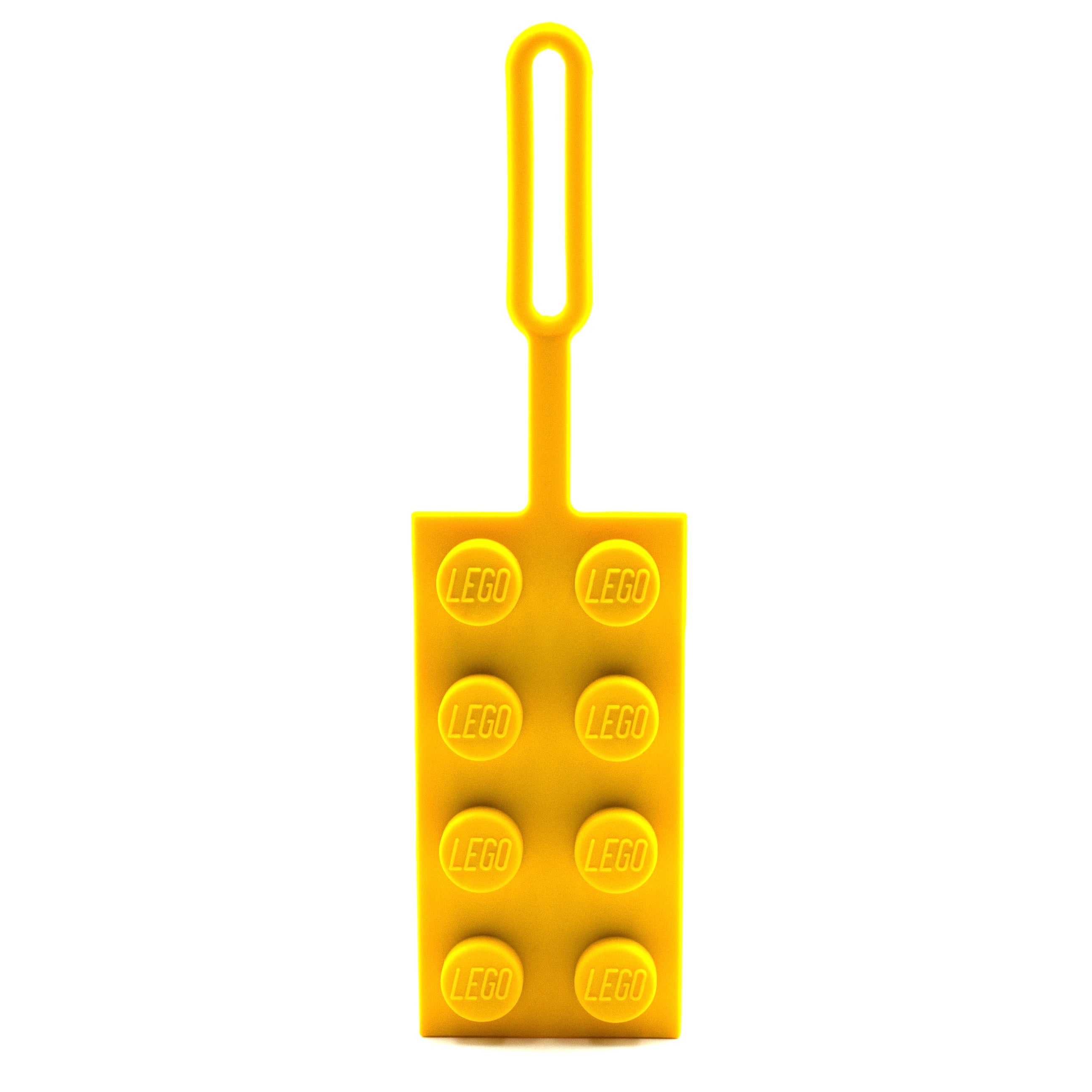 LEGO 2x4 Yellow Bag Tag
