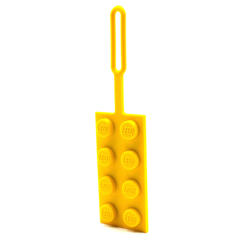 LEGO 2x4 Yellow Bag Tag