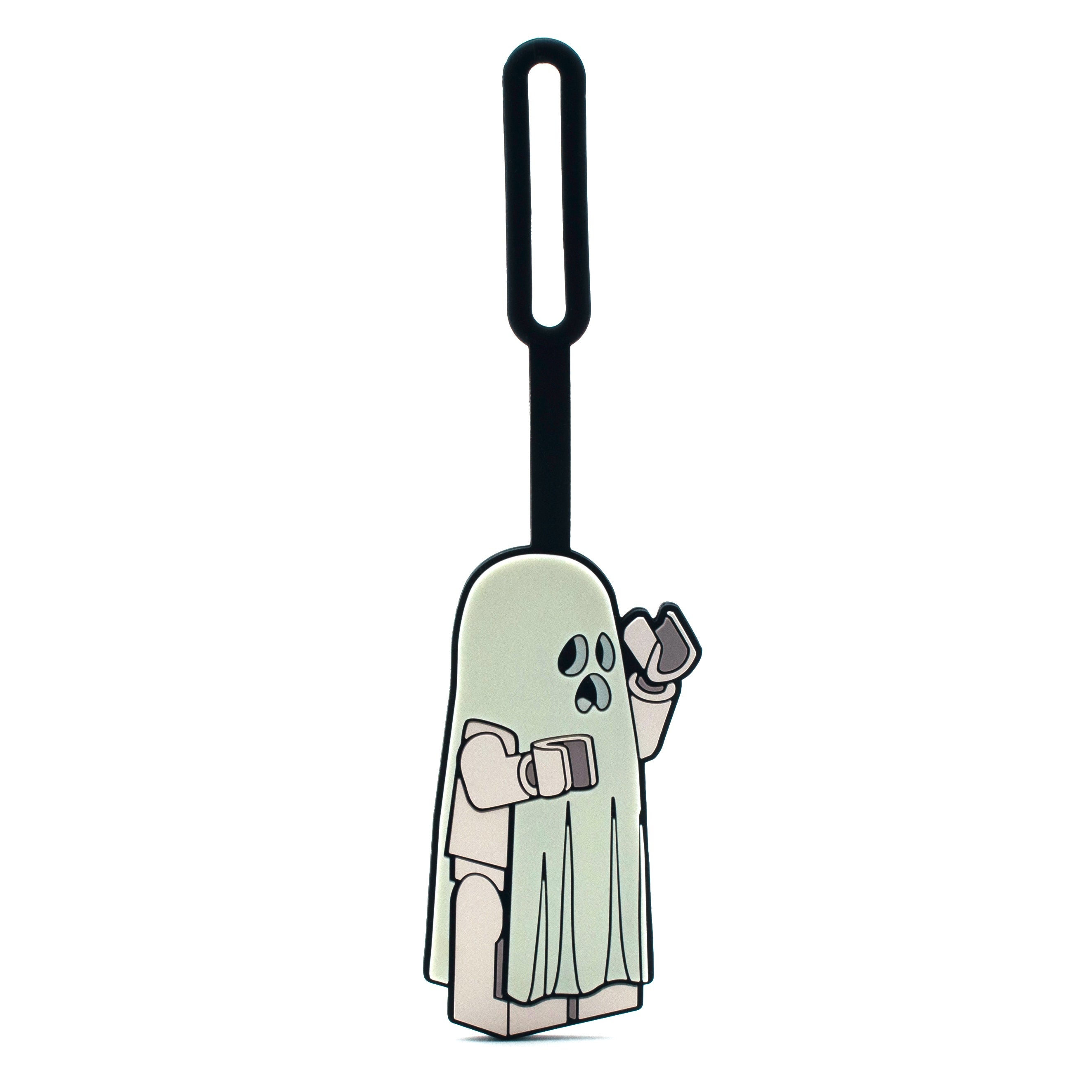 LEGO Glow in the Dark Ghost Bag Tag