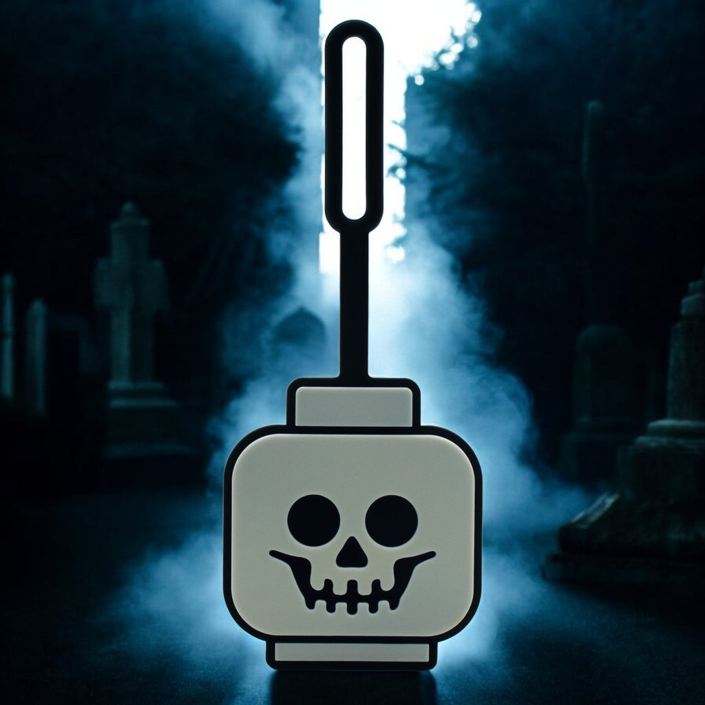 LEGO Glow in the Dark Skeleton Bag Tag