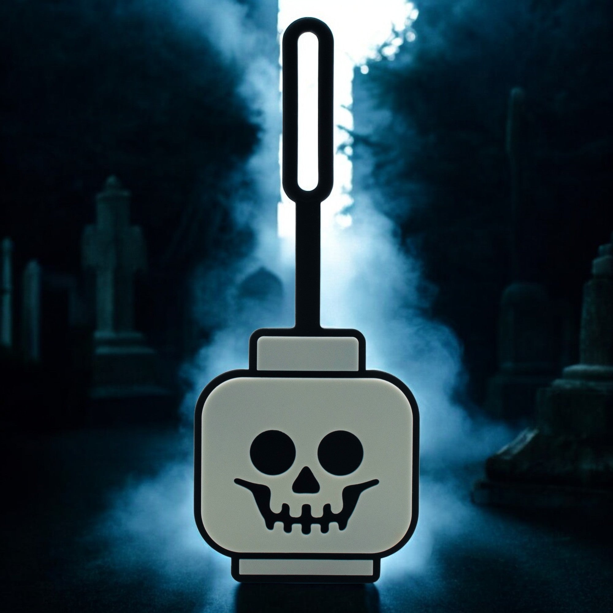 LEGO Glow in the Dark Skeleton Bag Tag