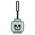 LEGO Glow in the Dark Skeleton Bag Tag