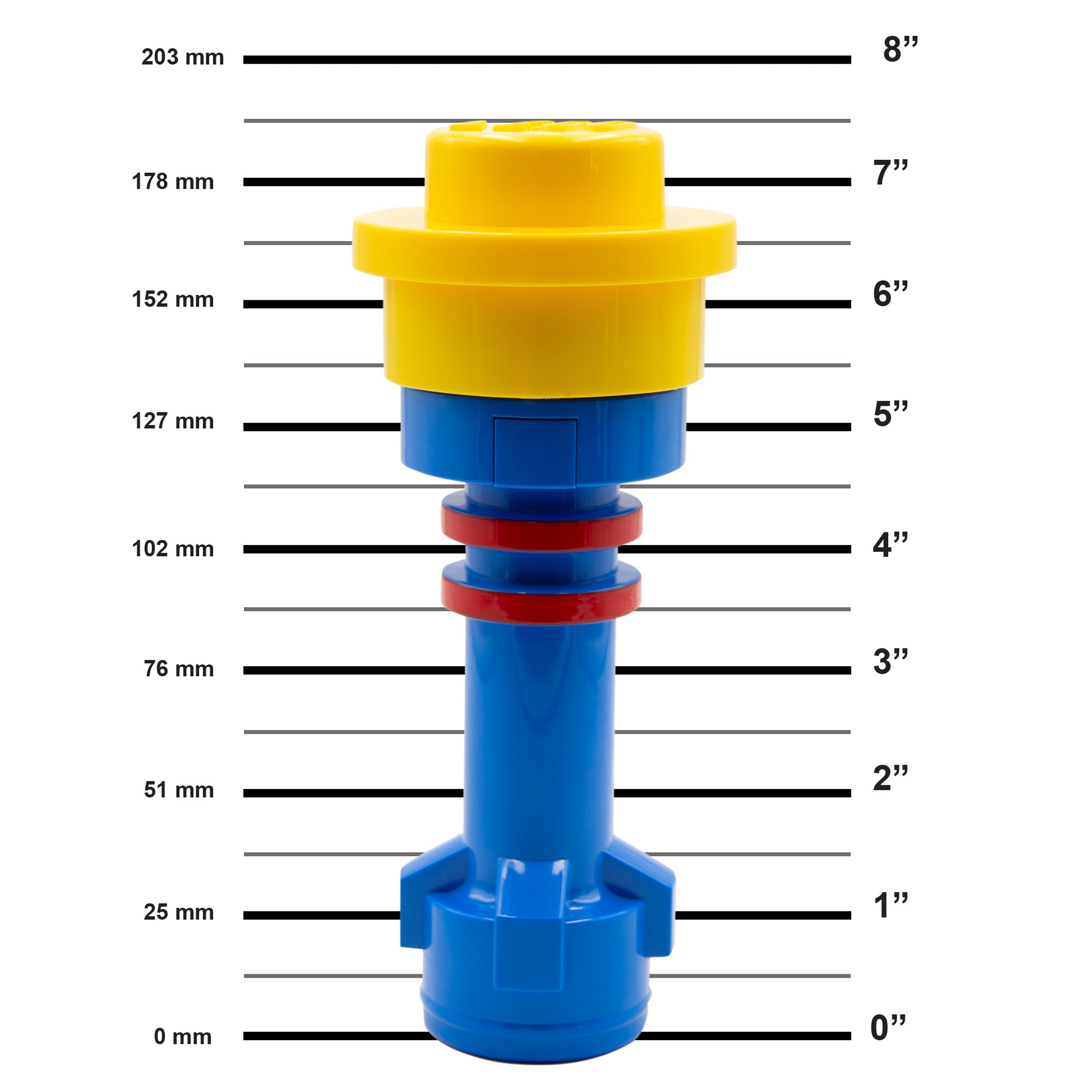 LEGO ICONIC TORCH - BLUE/YELLOW
