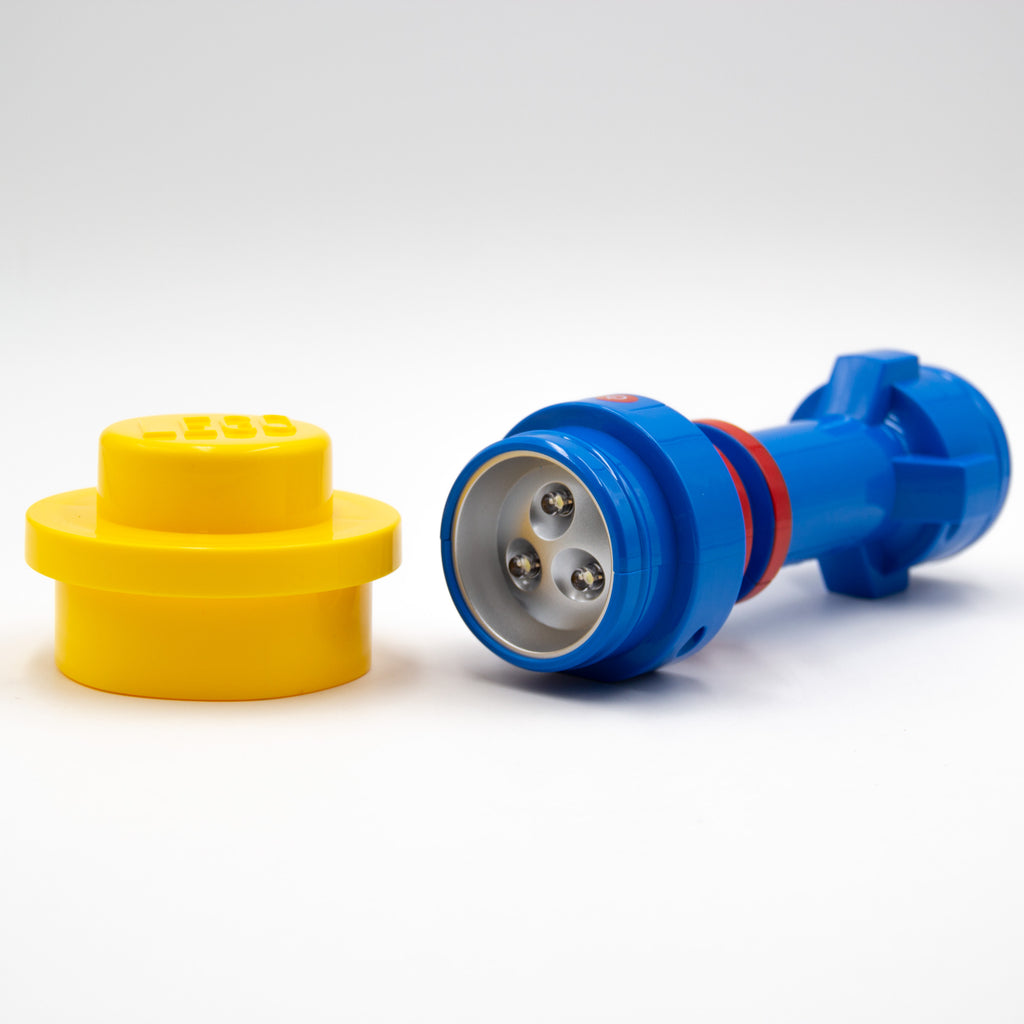 LEGO ICONIC TORCH - BLUE/YELLOW