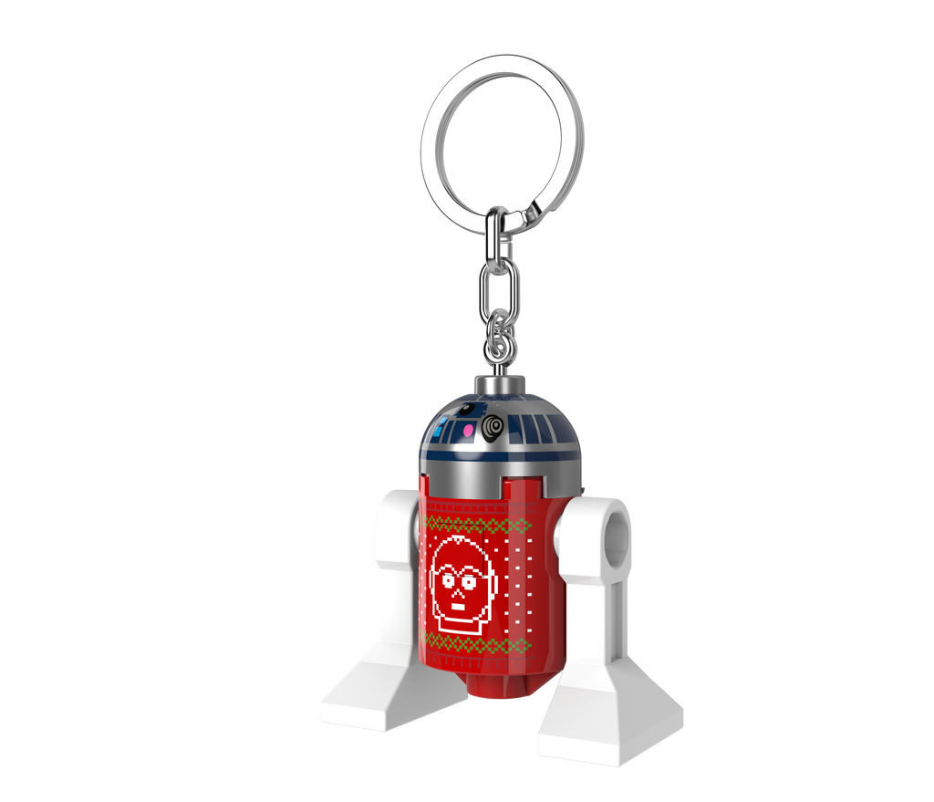 LEGO STAR WARS Keychain Light R2-D2 Holiday