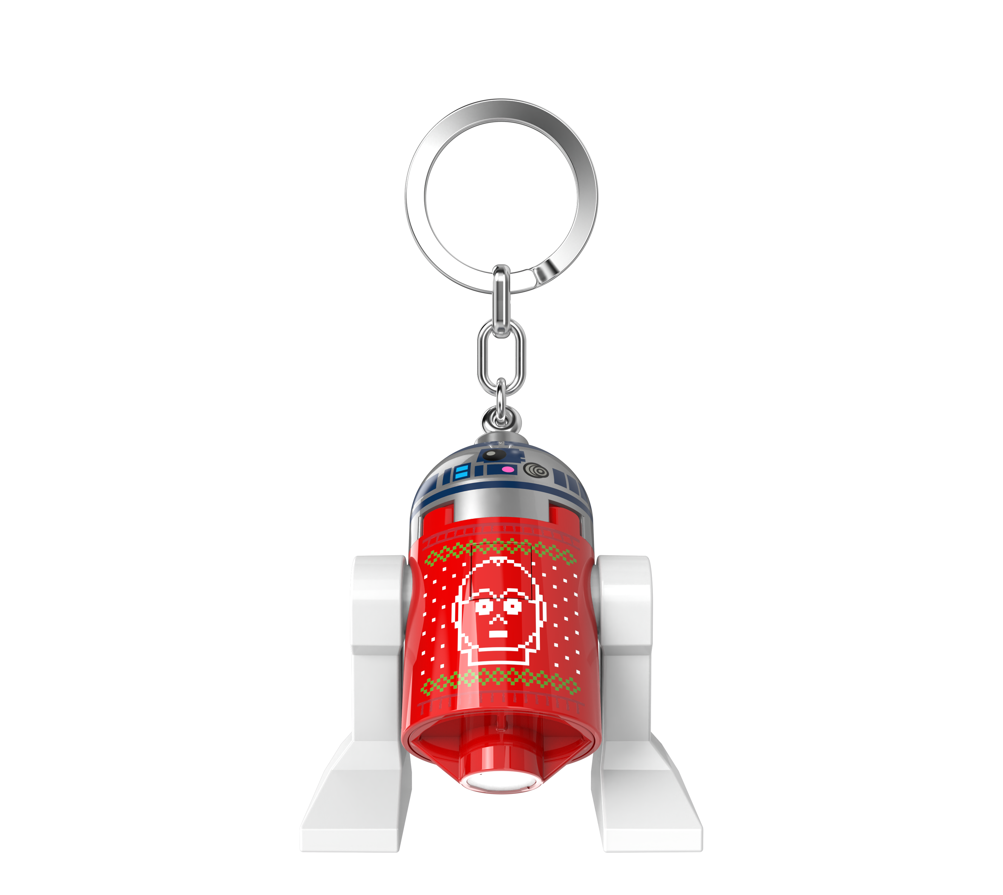 LEGO STAR WARS Keychain Light R2-D2 Holiday