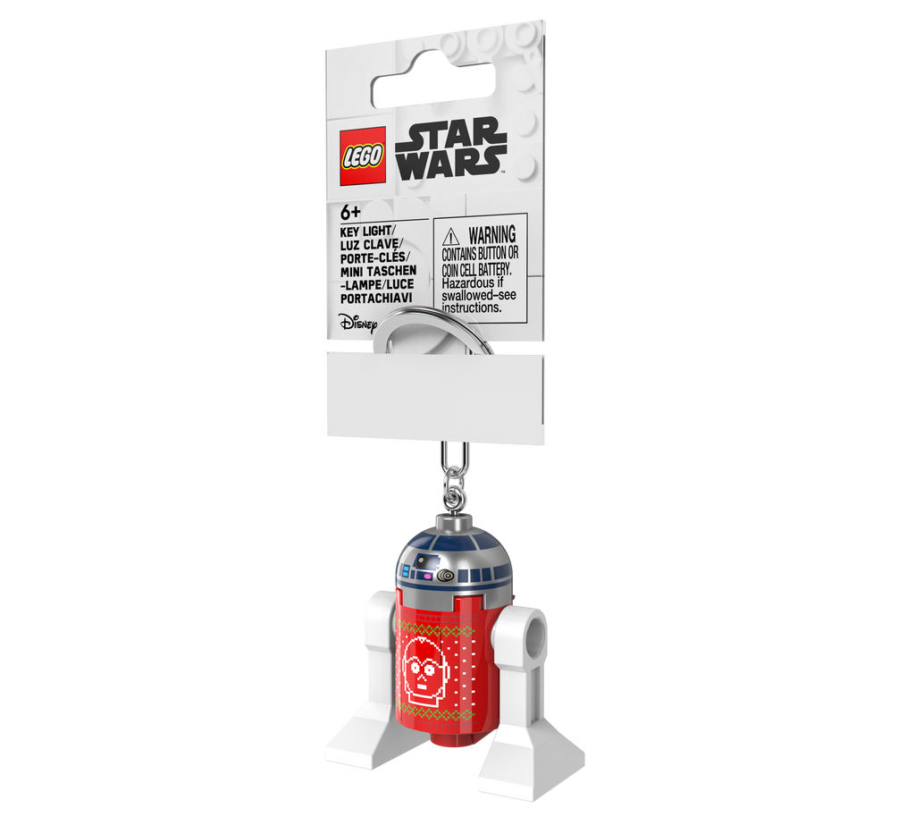 LEGO STAR WARS Keychain Light R2-D2 Holiday