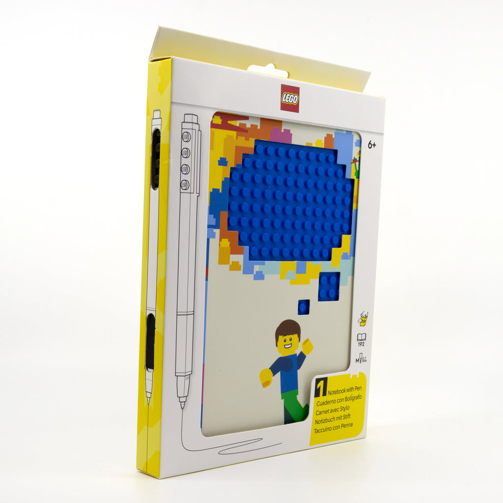 LEGO Notebook & Gel Pen Reclaim & Recyclable - Thoughts