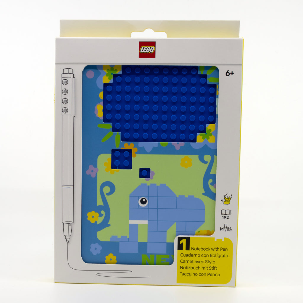 LEGO Notebook & Gel Pen Reclaim & Recyclable - Elephant