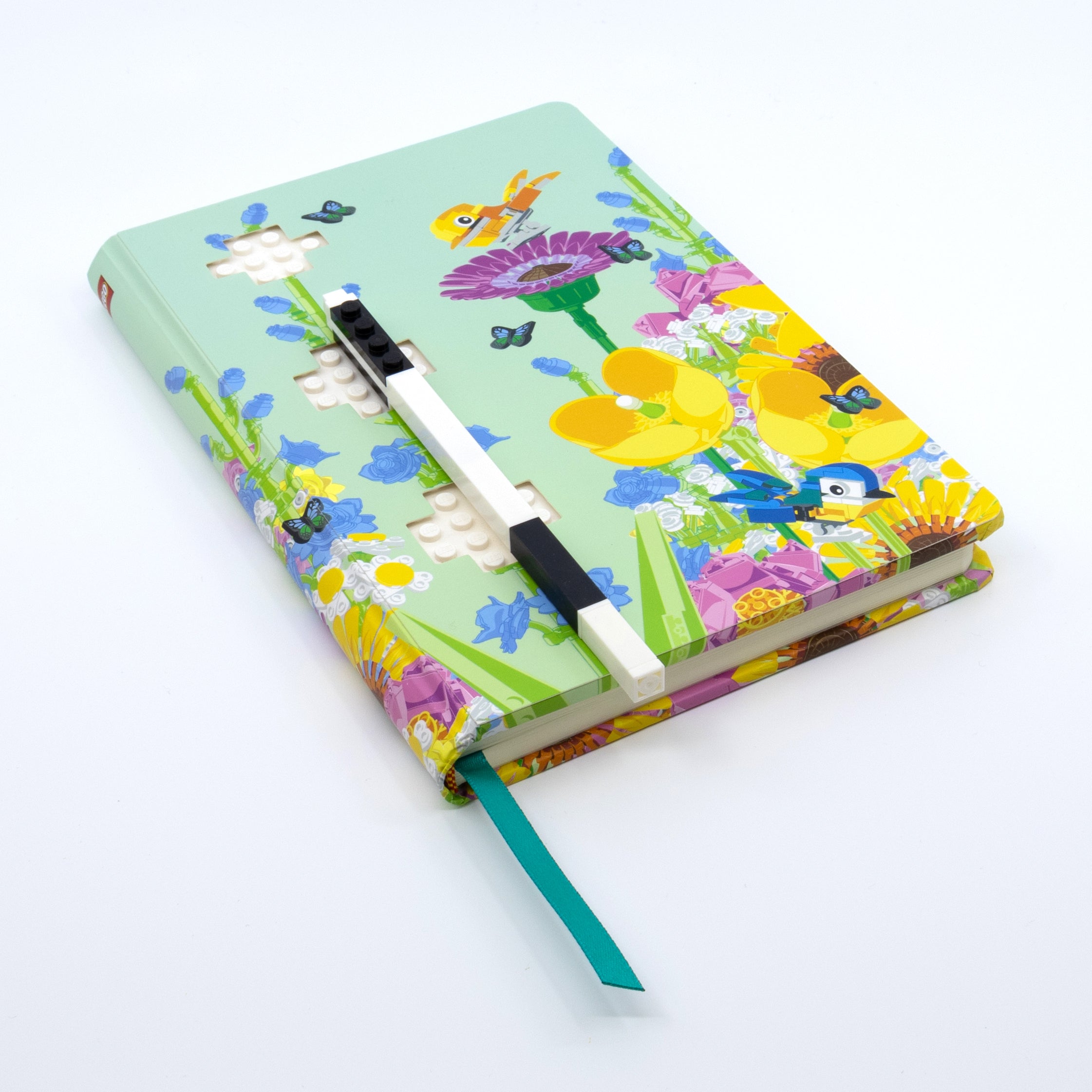 LEGO Notebook & Gel Pen Reclaim & Recyclable - Botanicals