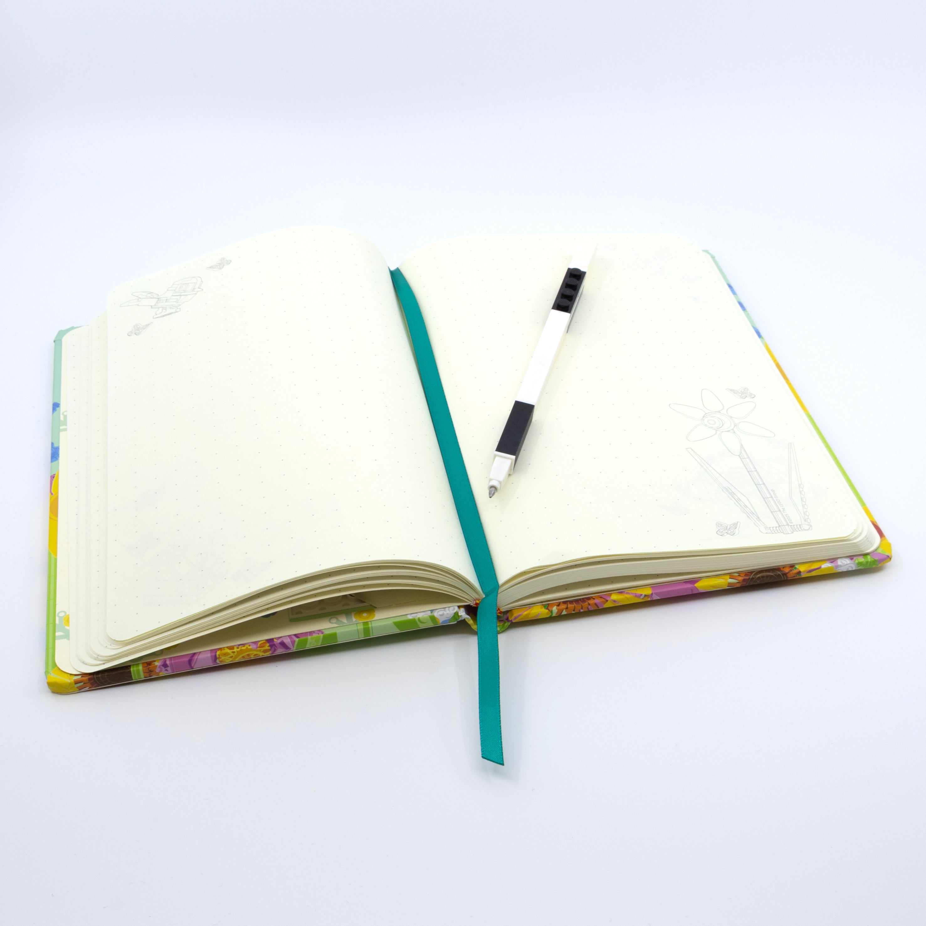 LEGO Notebook & Gel Pen Reclaim & Recyclable - Botanicals
