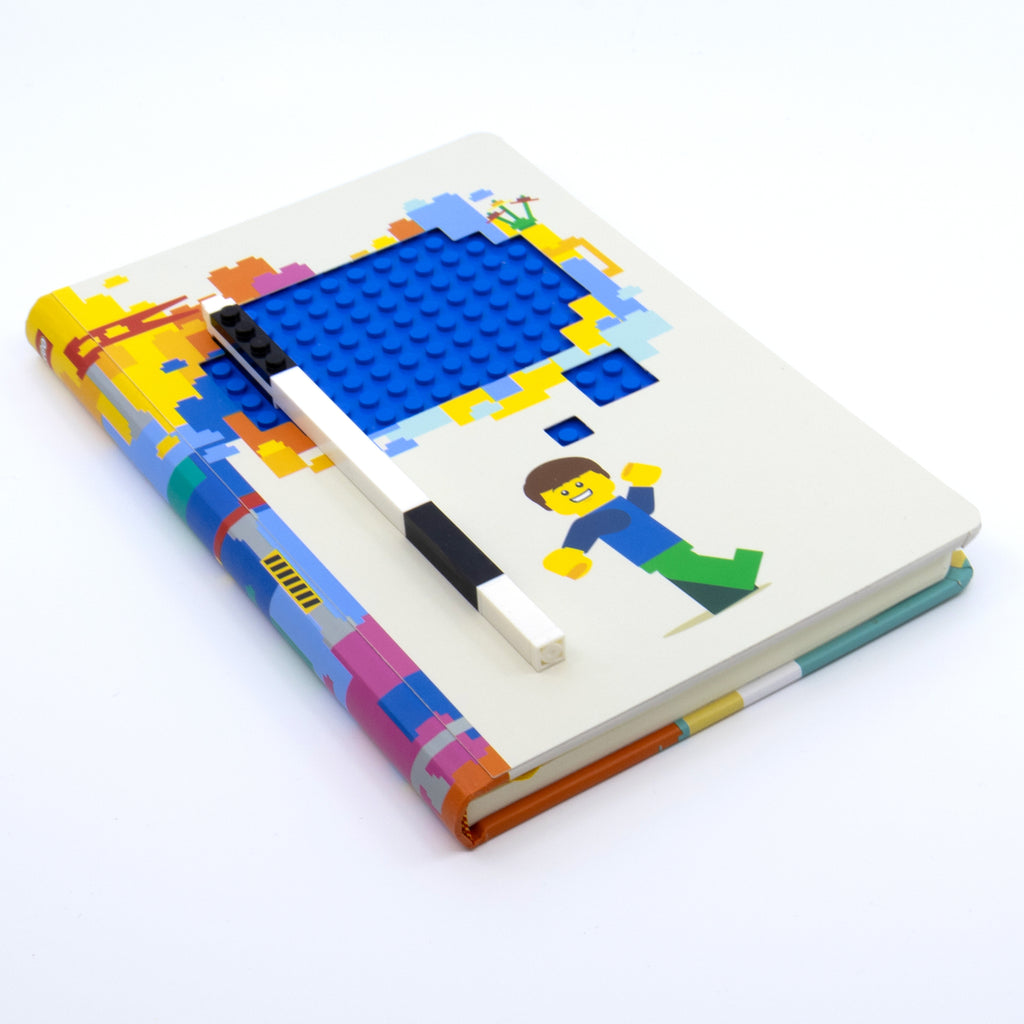 LEGO Notebook & Gel Pen Reclaim & Recyclable - Thoughts