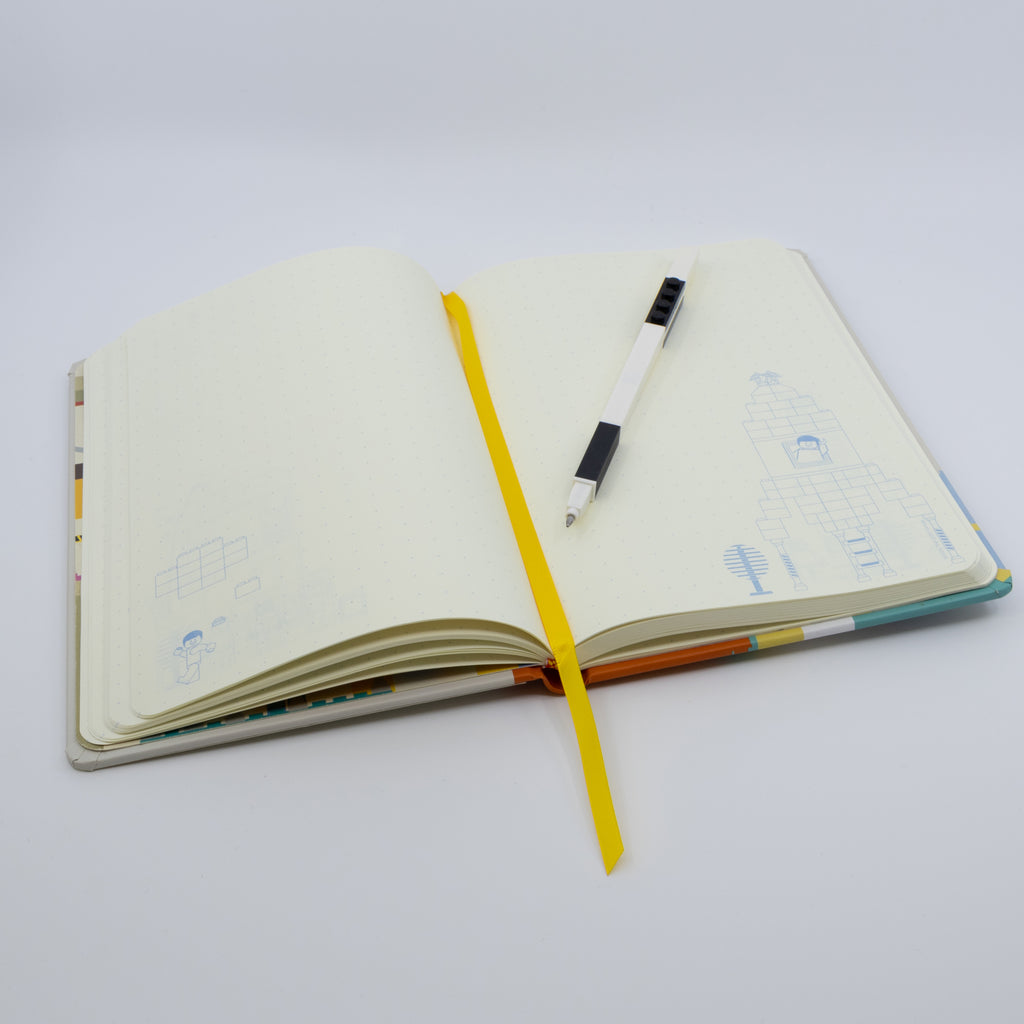 LEGO Notebook & Gel Pen Reclaim & Recyclable - Thoughts