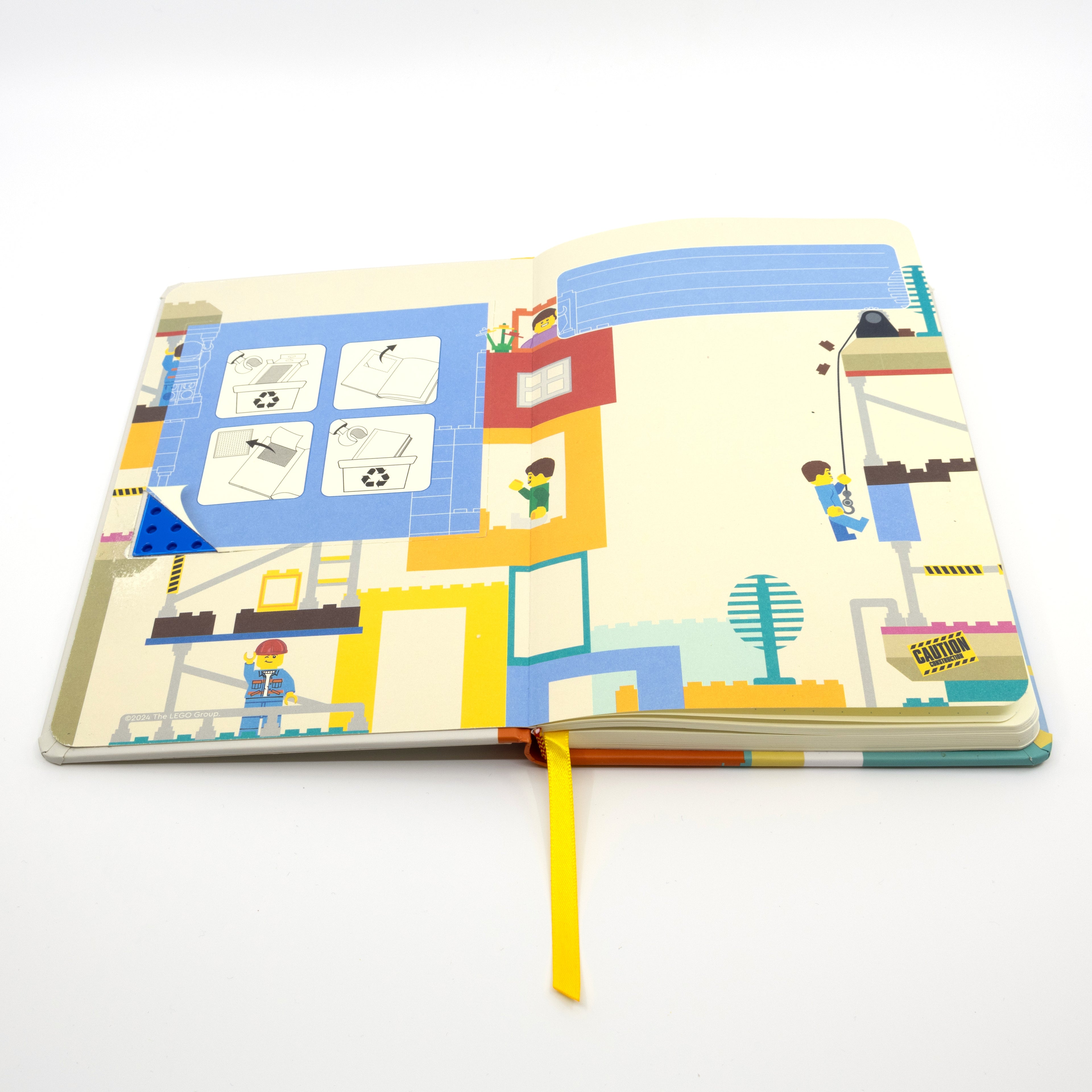 LEGO Notebook & Gel Pen Reclaim & Recyclable - Thoughts