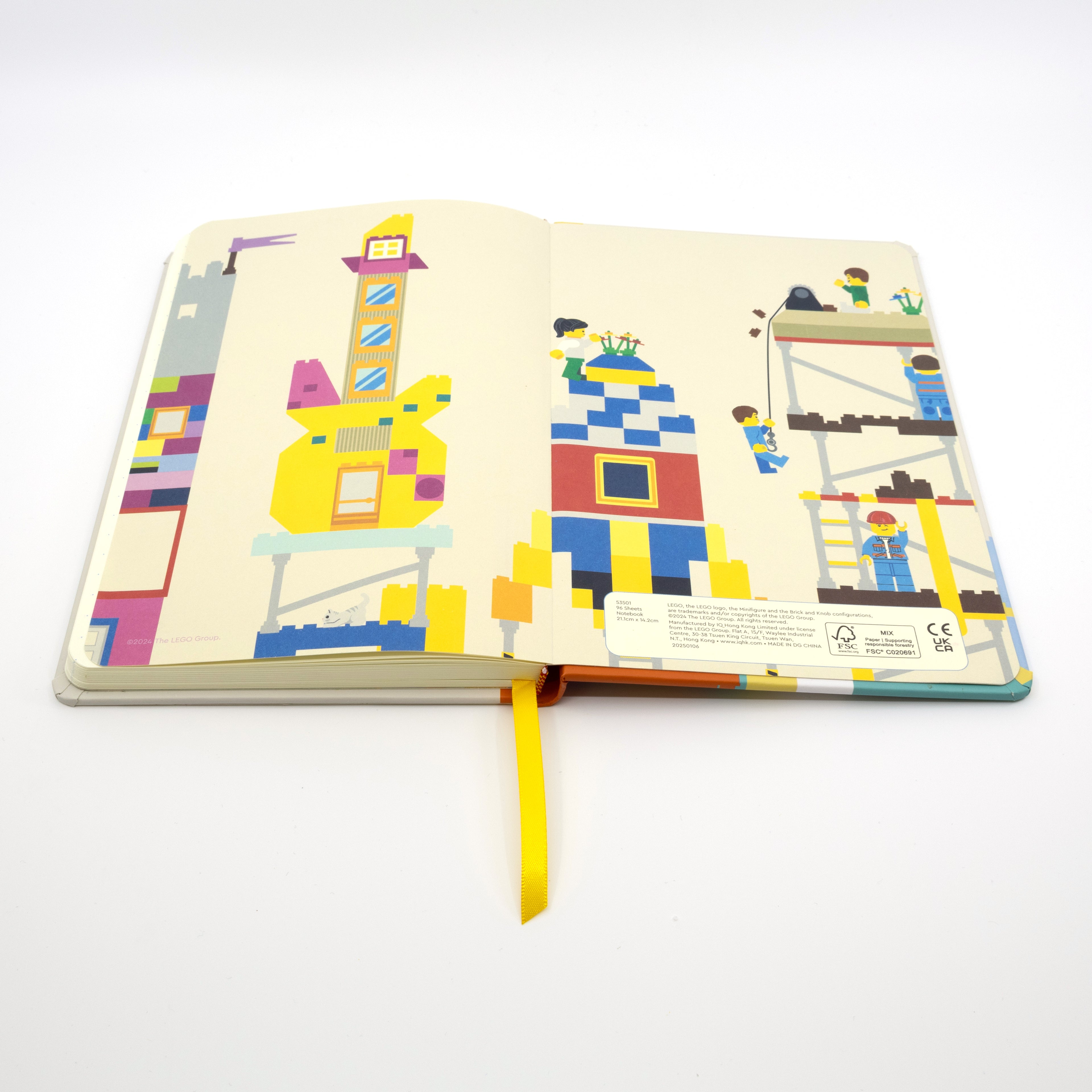 LEGO Notebook & Gel Pen Reclaim & Recyclable - Thoughts