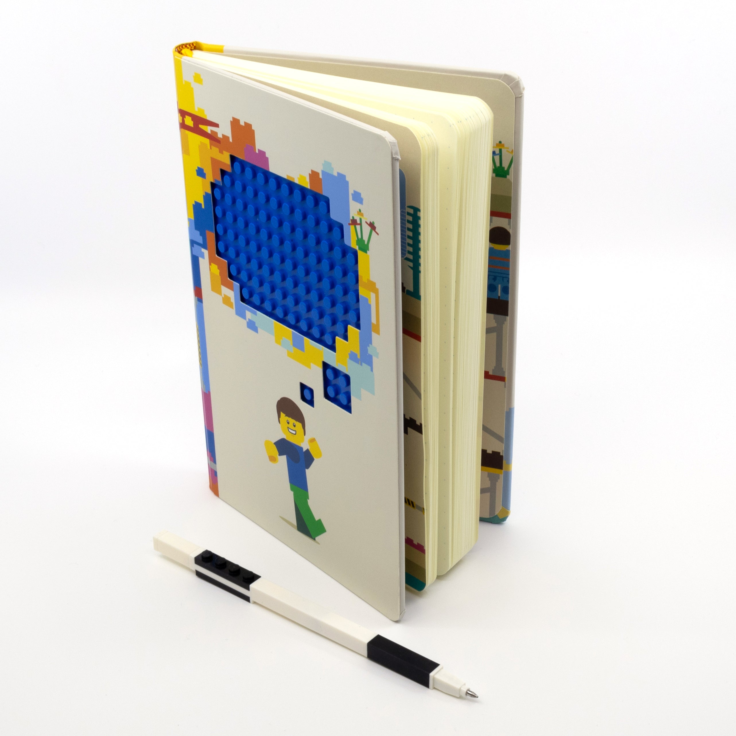 LEGO Notebook & Gel Pen Reclaim & Recyclable - Thoughts