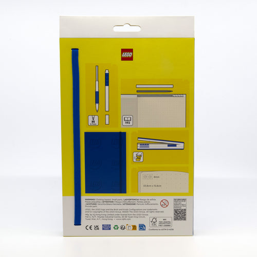 LEGO 2x3 ICONIC LOCKING NOTEBOOK WITH GEL PEN - BLUE