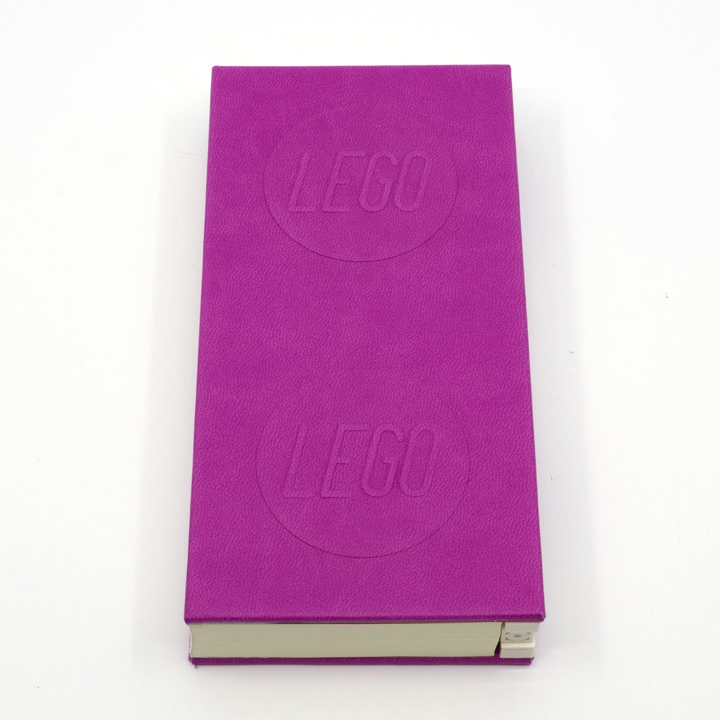 LEGO 1x2 ICONIC LOCKING NOTEBOOK WITH GEL PEN - VIOLET