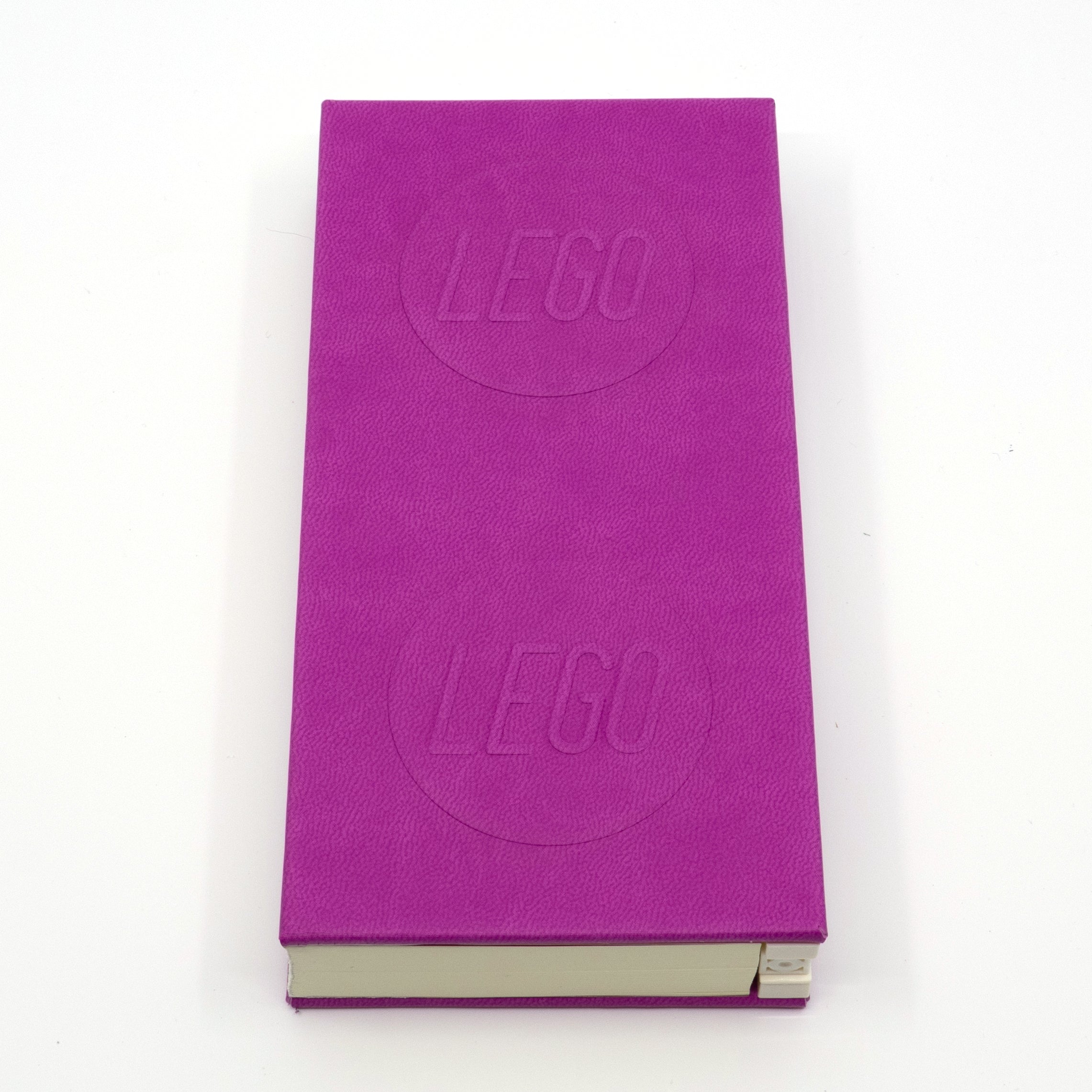 LEGO 1x2 ICONIC LOCKING NOTEBOOK WITH GEL PEN - VIOLET