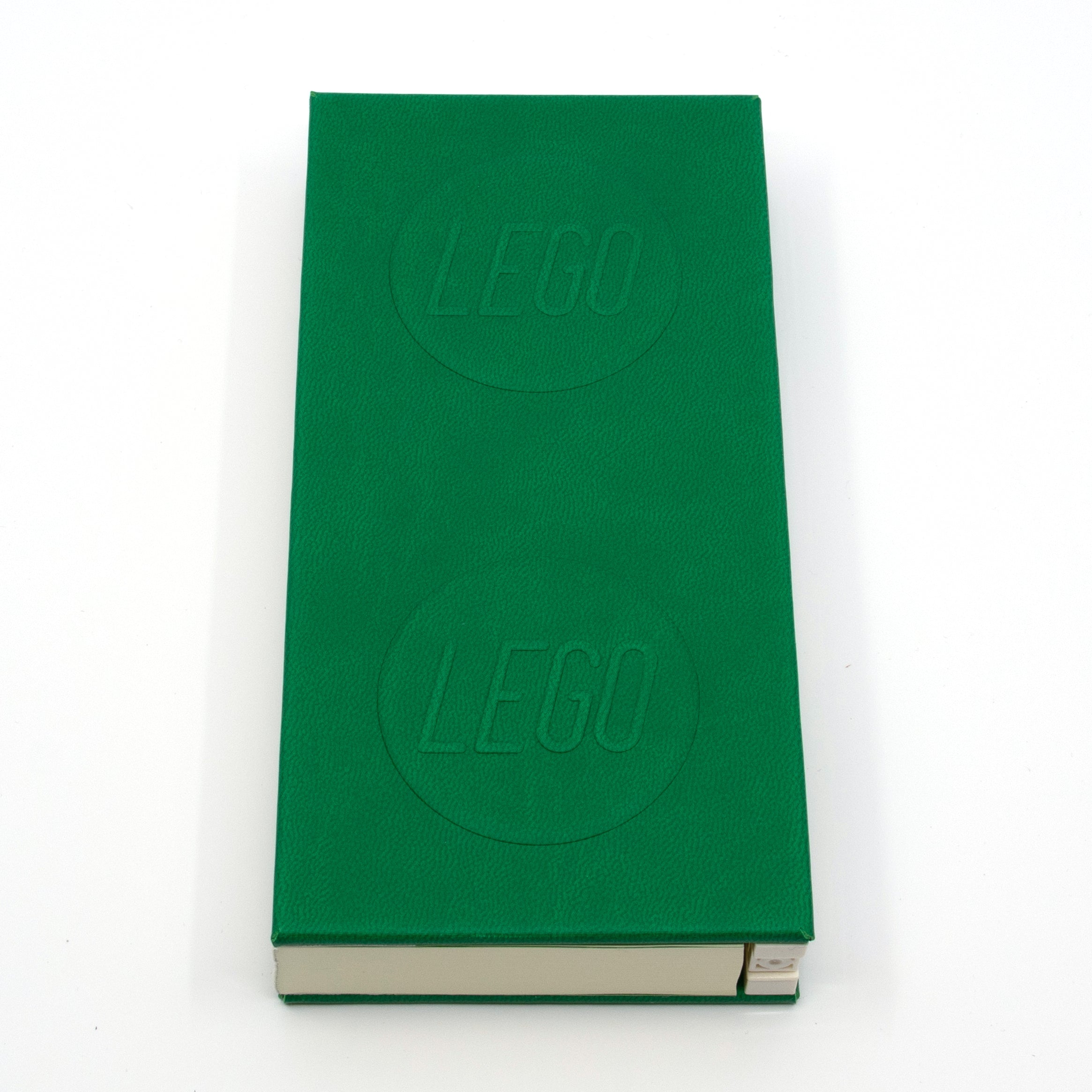 LEGO 1x2 ICONIC LOCKING NOTEBOOK WITH GEL PEN - GREEN